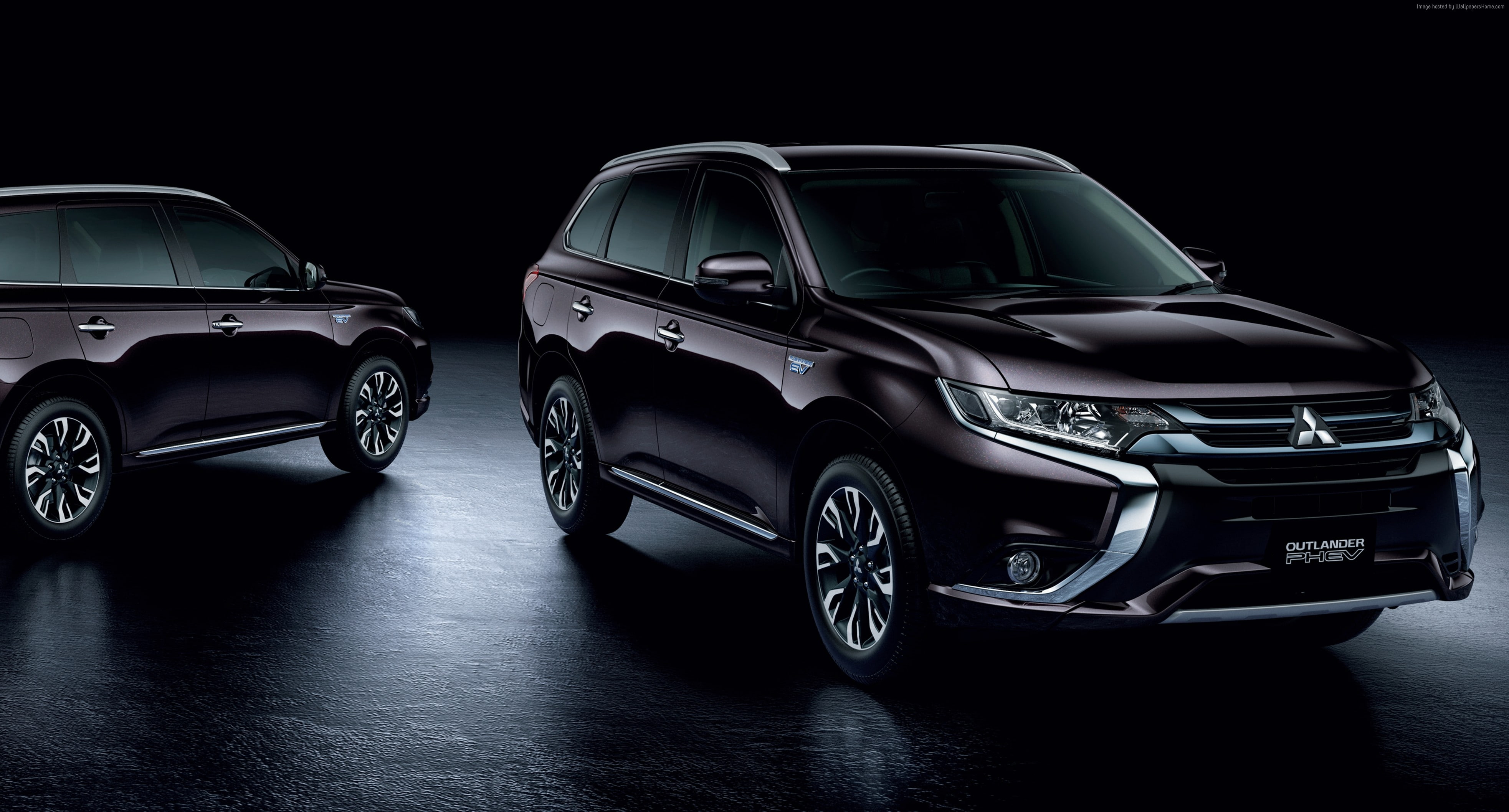 Concept, 4K, Mitsubishi Outlander PHEV, HD Wallpaper