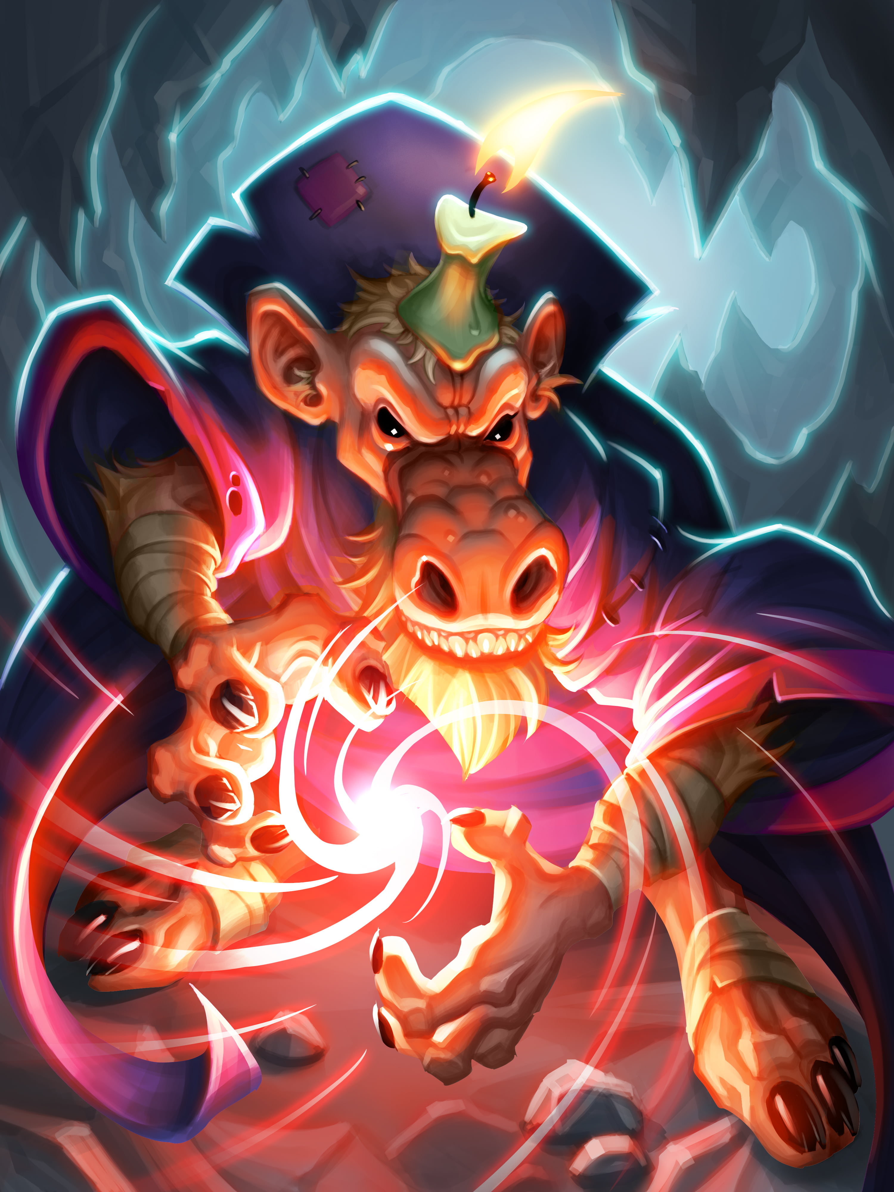 lighting equipment, creativity, festival, nightlife, representation, neon, holiday, glowing, animal representation, celebration, illuminated, Hearthstone: Heroes of Warcraft, Phone HD Wallpaper