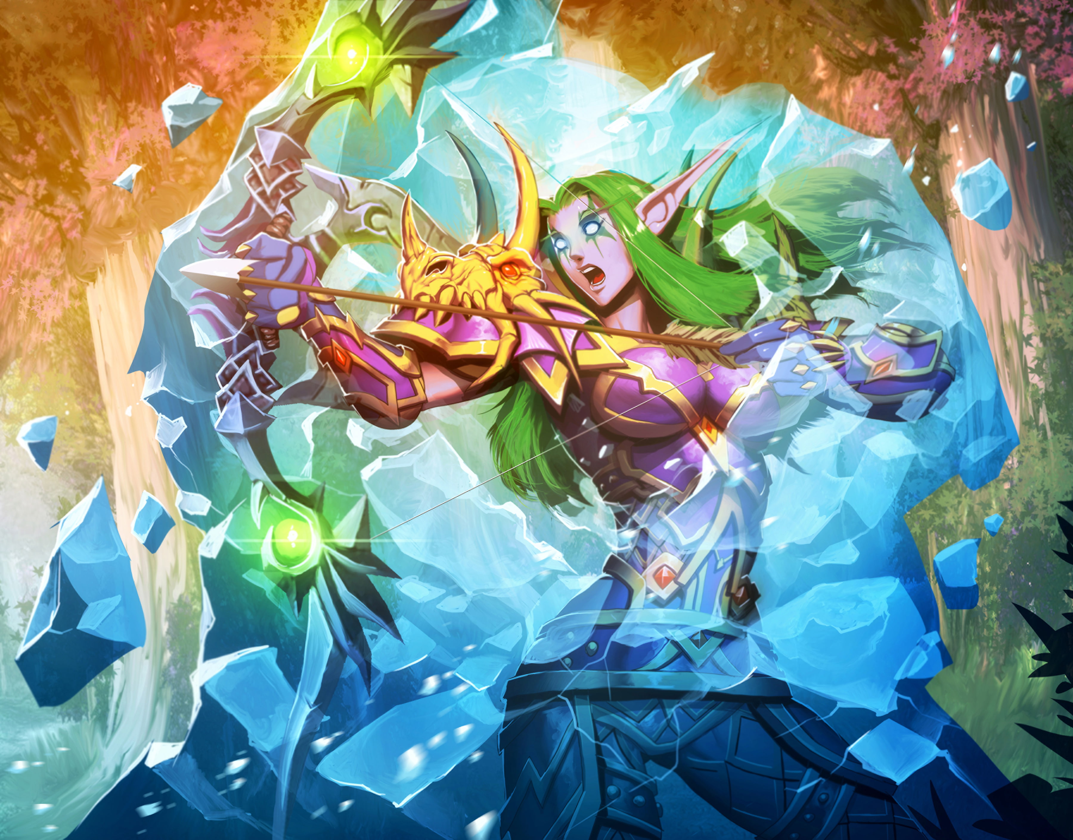 2K, inflatable, pattern, plastic, Hearthstone: Heroes of Warcraft, Hearthstone, celebration, creativity, backgrounds, event, nature, art and craft, close-up, HD Wallpaper