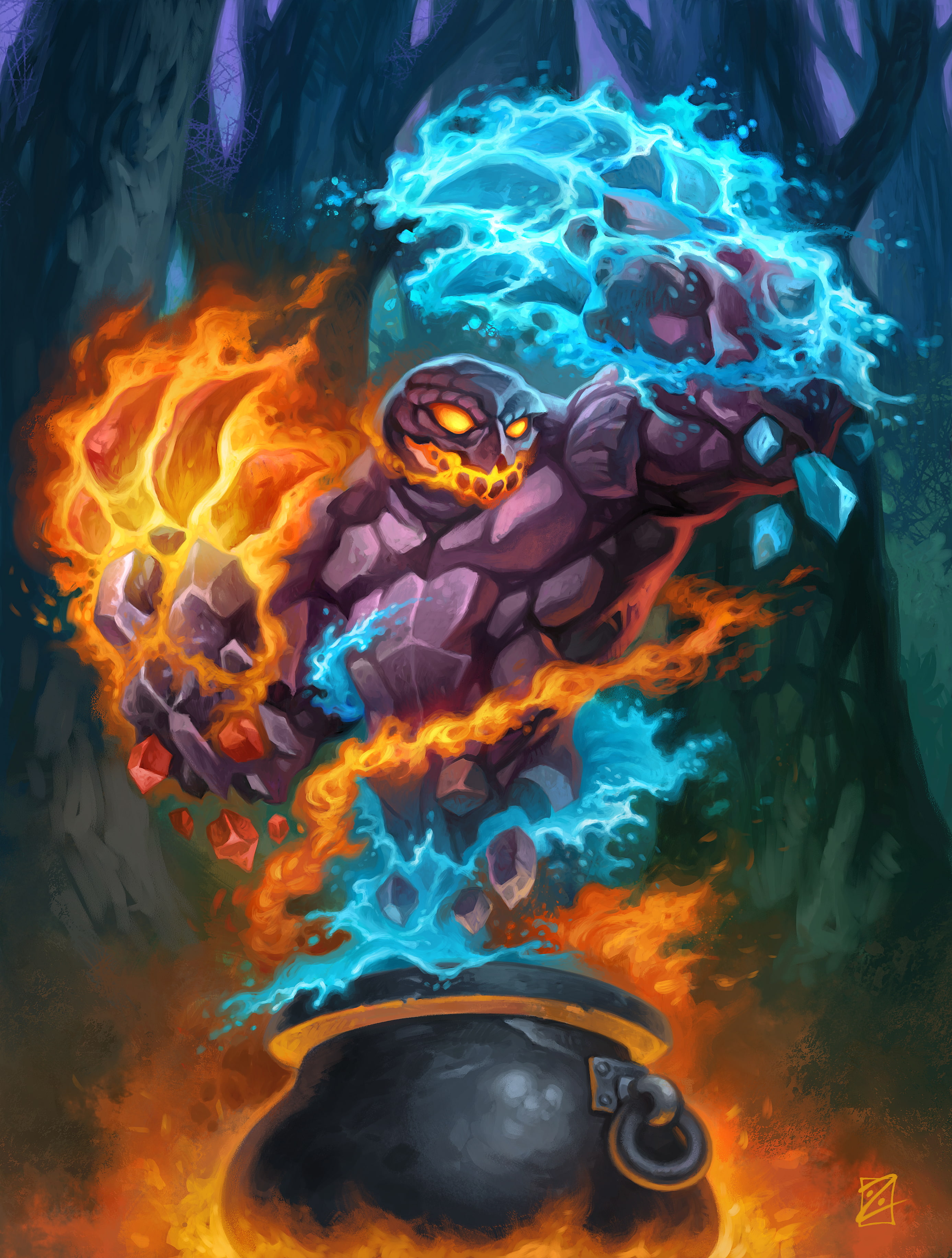 underwater, water, animal themes, 2K, sign, multi colored, no people, sea, close-up, indoors, the witchwood, communication, creativity, Hearthstone, fire, Phone HD Wallpaper