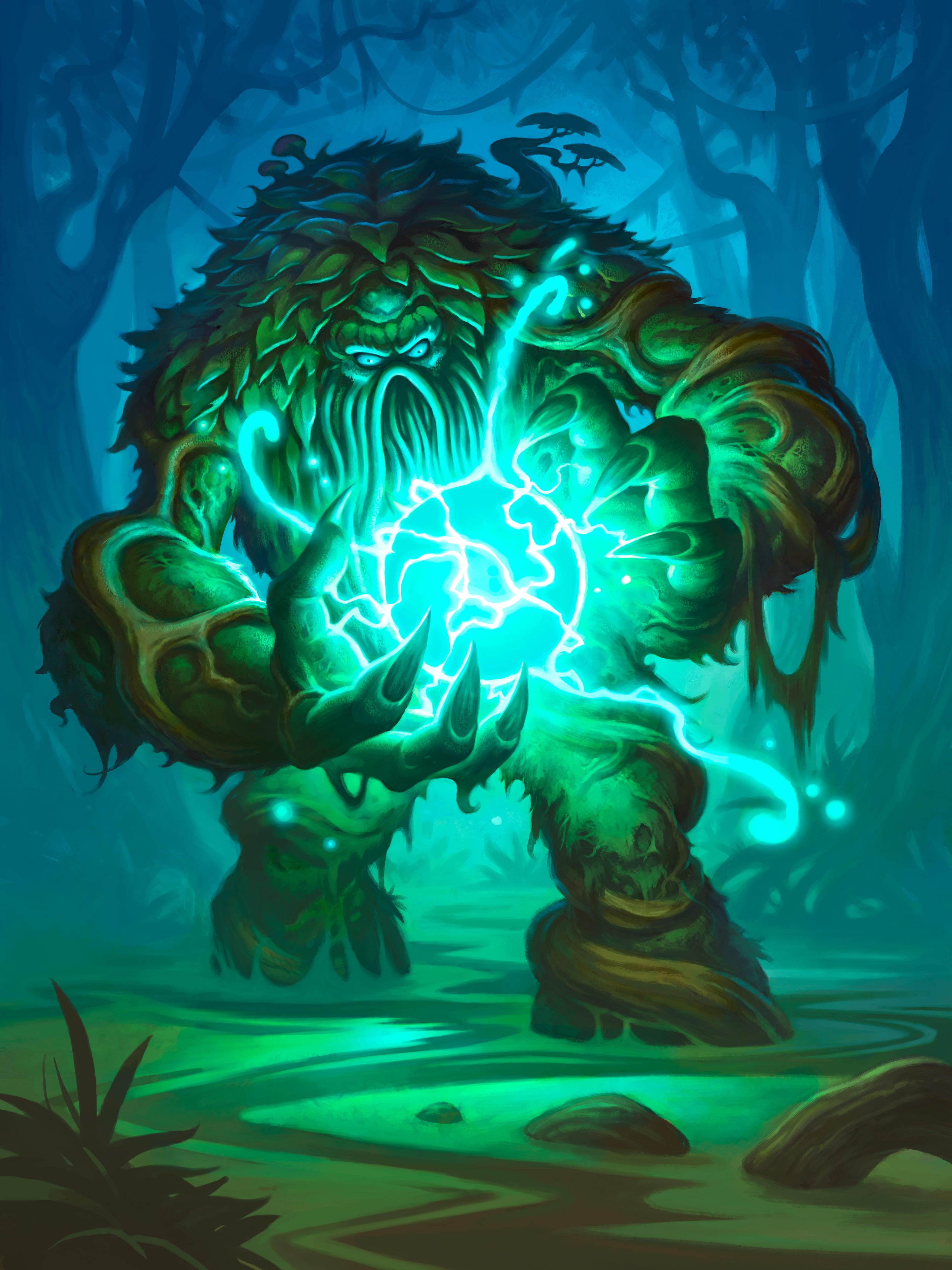 turquoise colored, aquarium, Hearthstone, swimming, representation, no people, sea, the witchwood, nature, underwater, green color, Hearthstone: Heroes of Warcraft, Phone HD Wallpaper