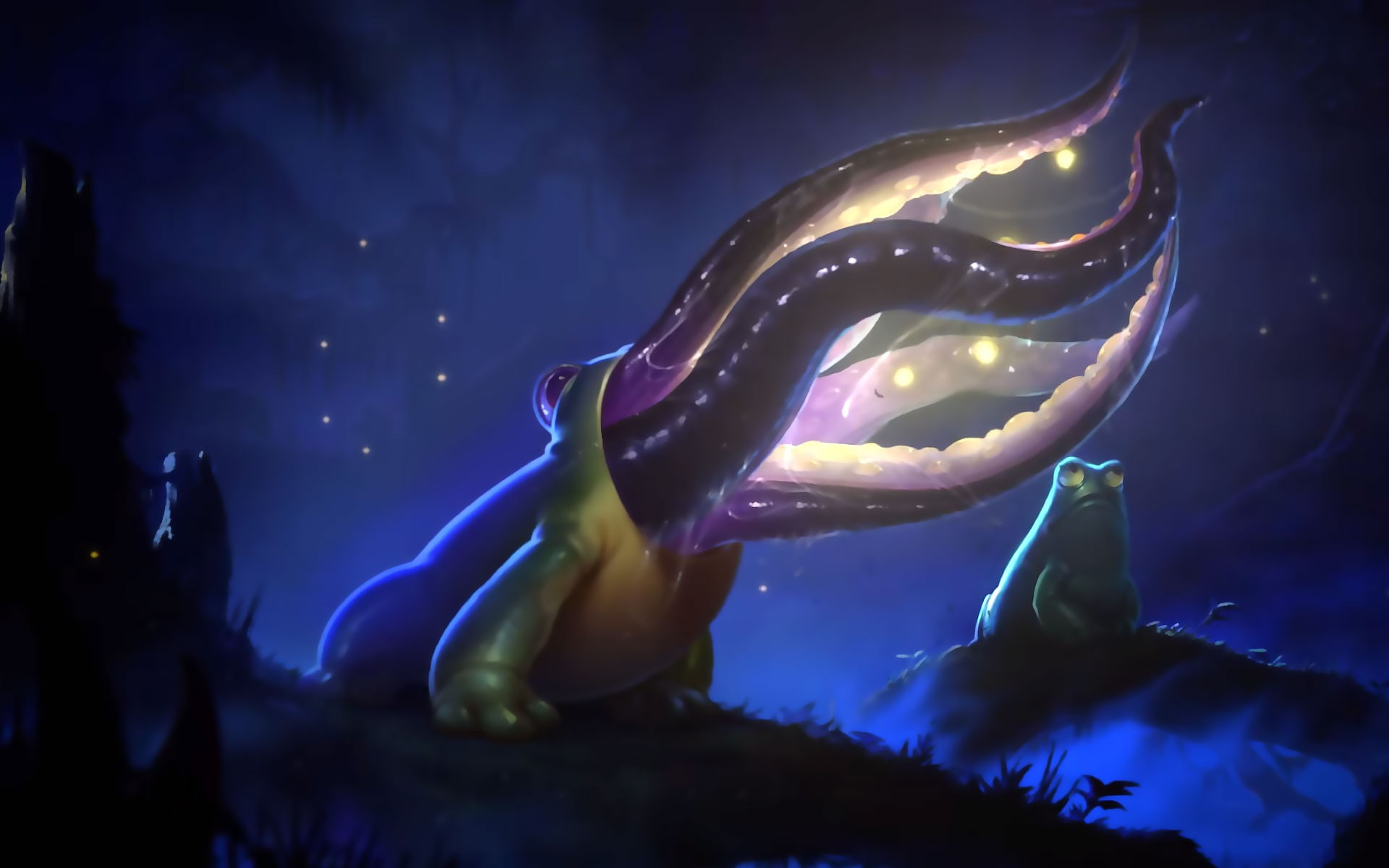 outdoors, Hearthstone, group of animals, undersea, 1080P, water, sea life, animal wildlife, jellyfish, nature, animal, animal themes, whispers of the old gods, HD Wallpaper