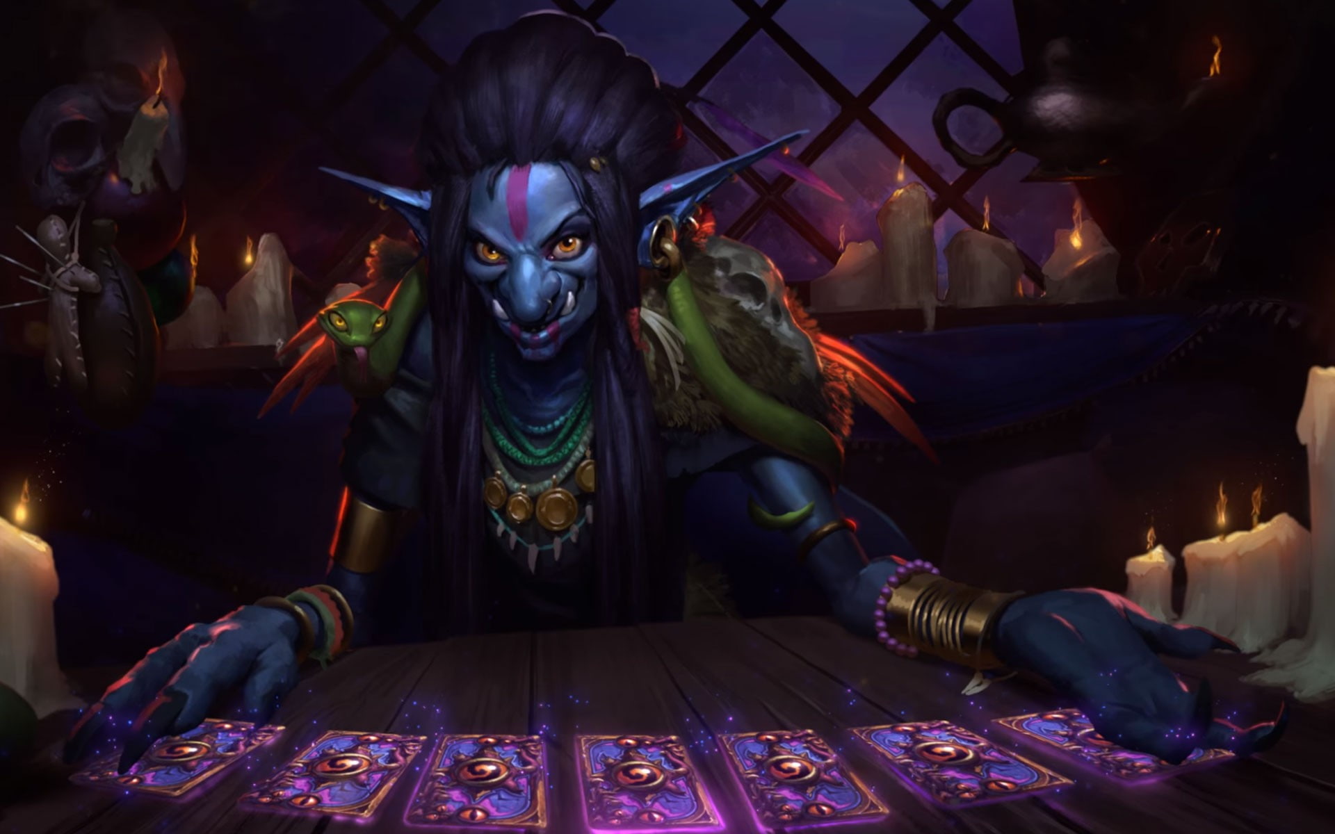 1080P, whispers of the old gods, video games, Hearthstone, HD Wallpaper