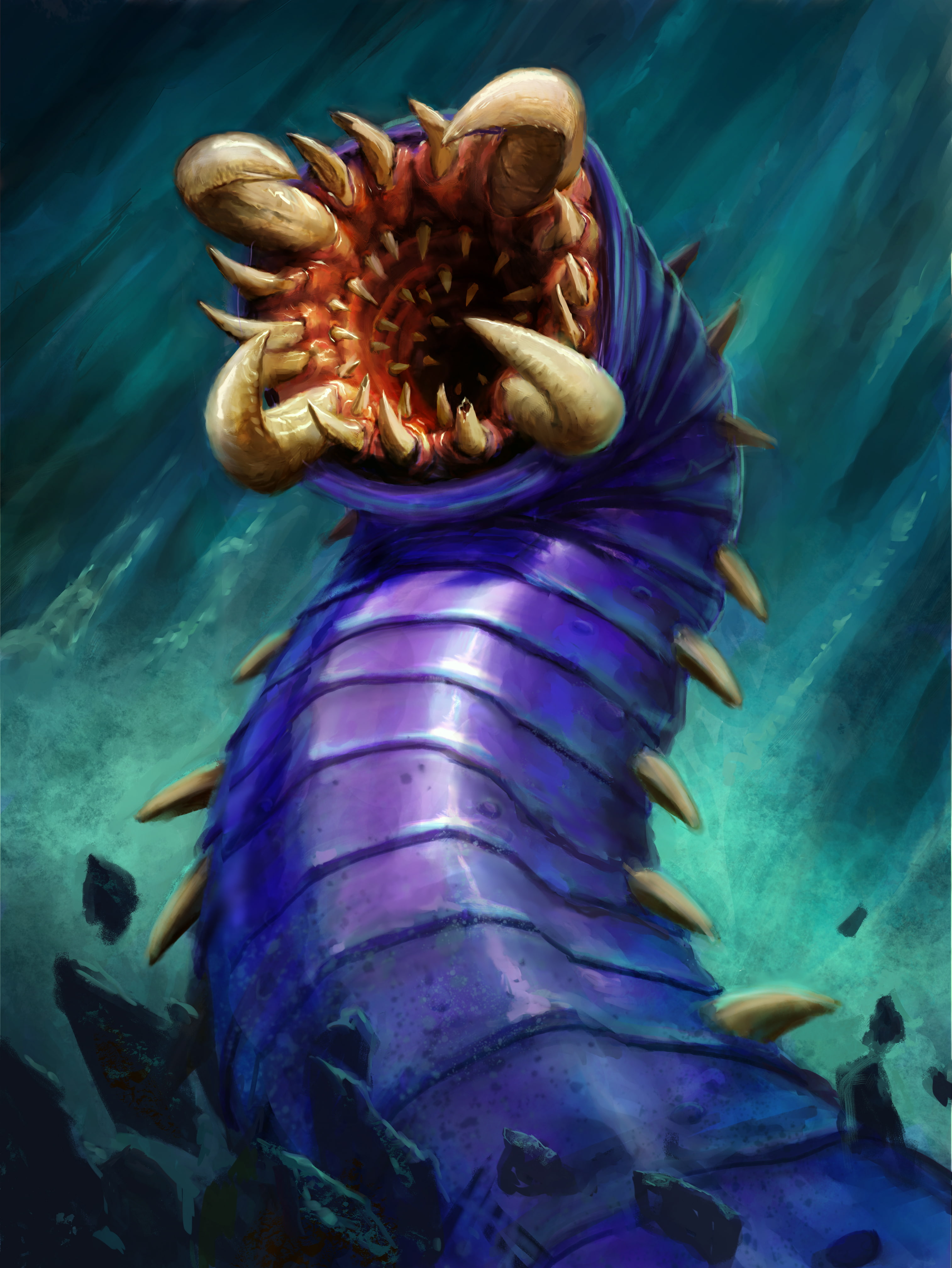 video games, marine, animal, purple, flower, animal themes, no people, animals in the wild, swimming, food and drink, one animal, nature, sea life, Hearthstone: Heroes of Warcraft, Phone HD Wallpaper