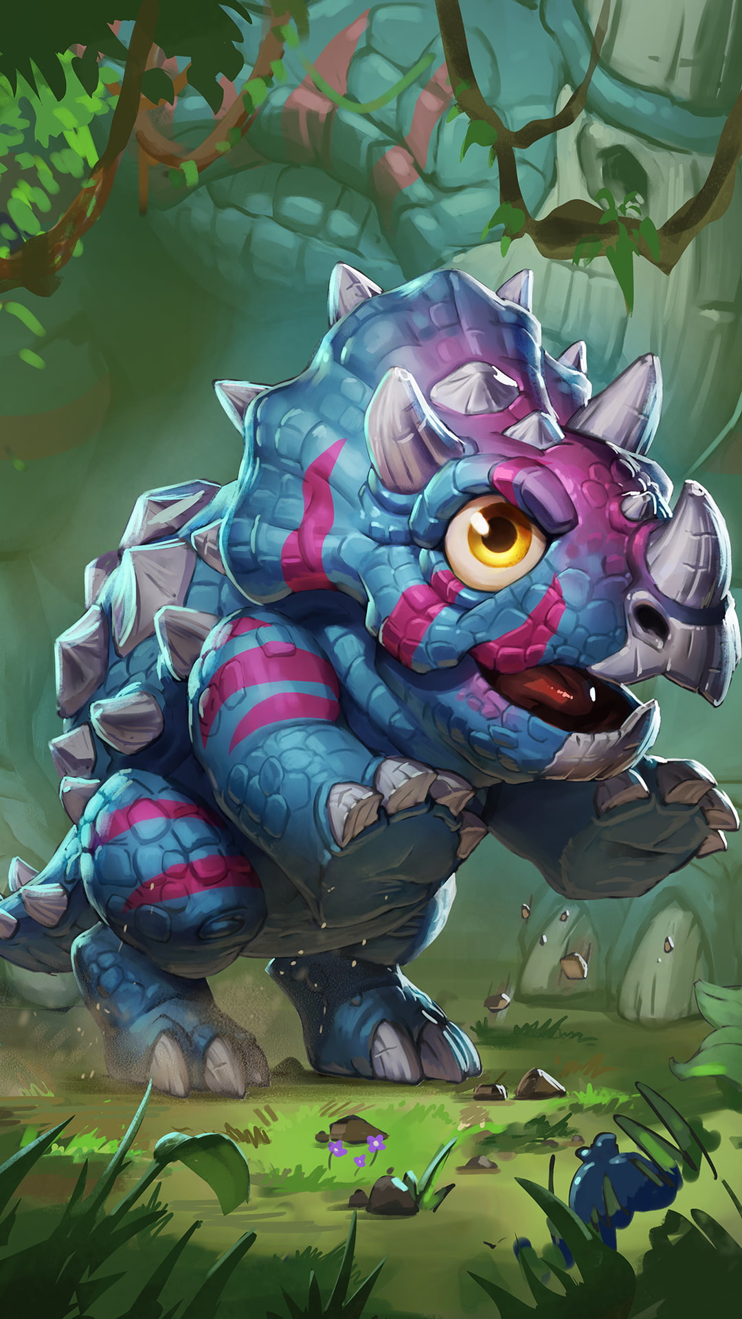 Hearthstone: Heroes of Warcraft, fantasy art, Hearthstone ungoro, PC gaming, 1080P, Phone HD Wallpaper