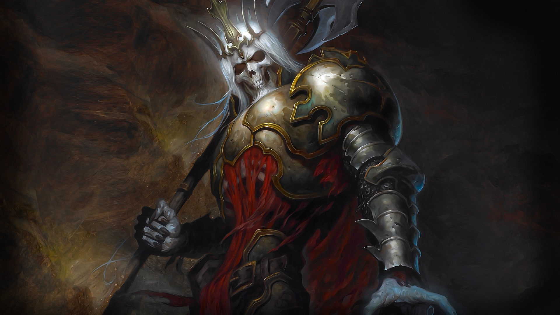 1080P, video games, artwork, Diablo III, King Leoric, HD Wallpaper