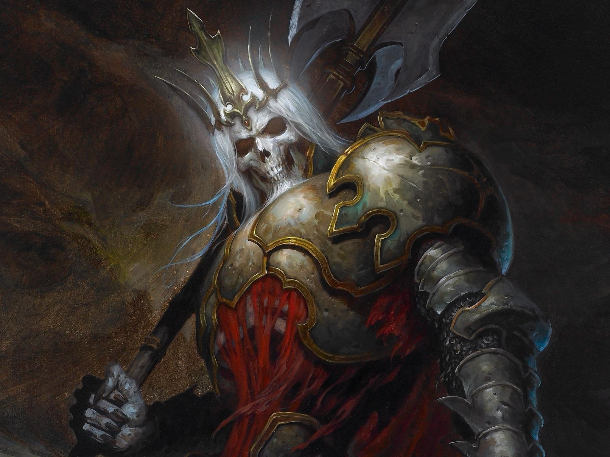 Skelaton king, Diablo III, 1080P, King Leoric, heroes of the storm, HD Wallpaper