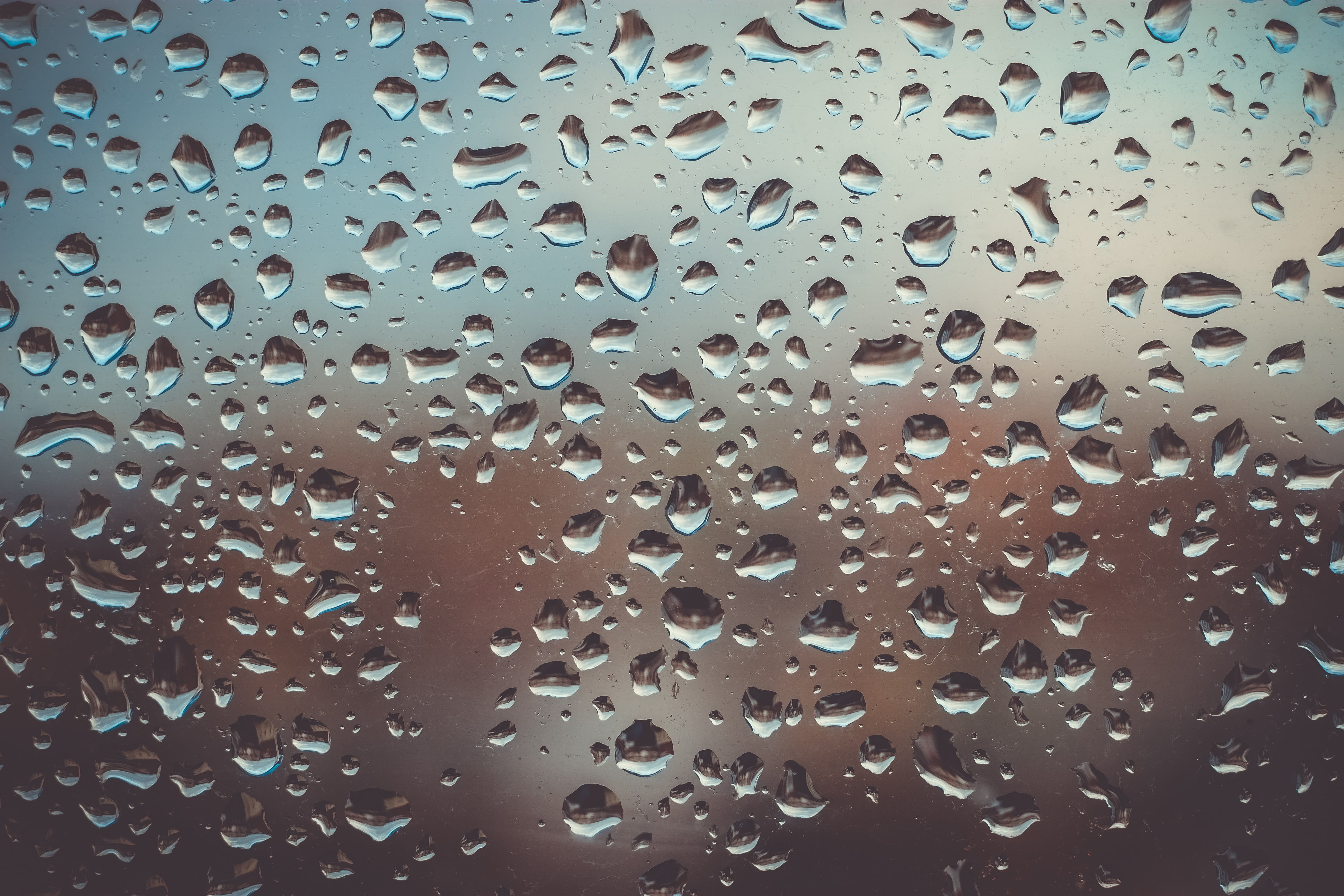 close-up, color, panel, surface, humid, reflection, drops, transparent, texture, full frame, nature, monsoon, droplet, splash, rain, clean, window, sky, HD Wallpaper