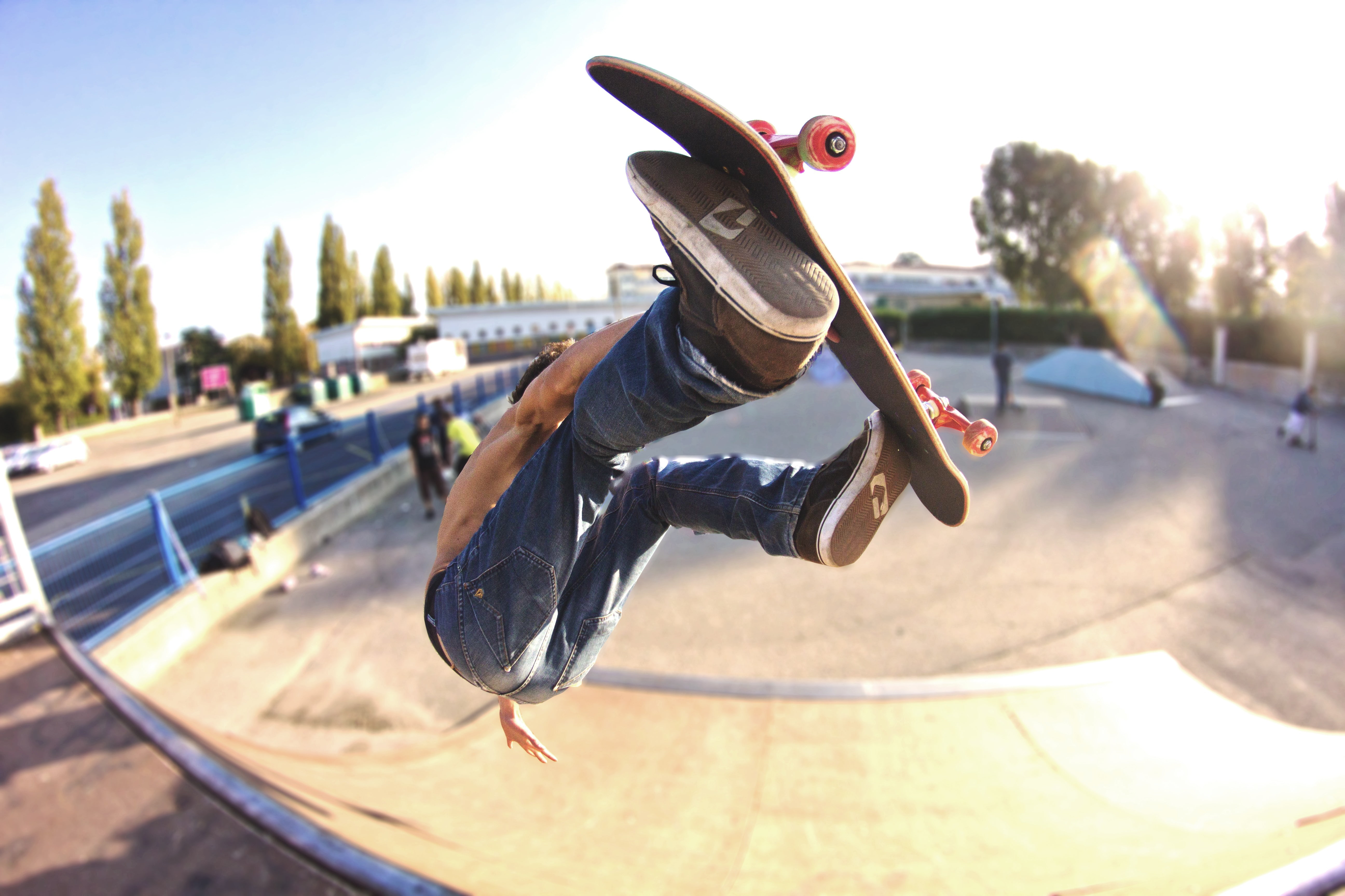 skatepark, 5K, skate, skateboarding, HD Wallpaper