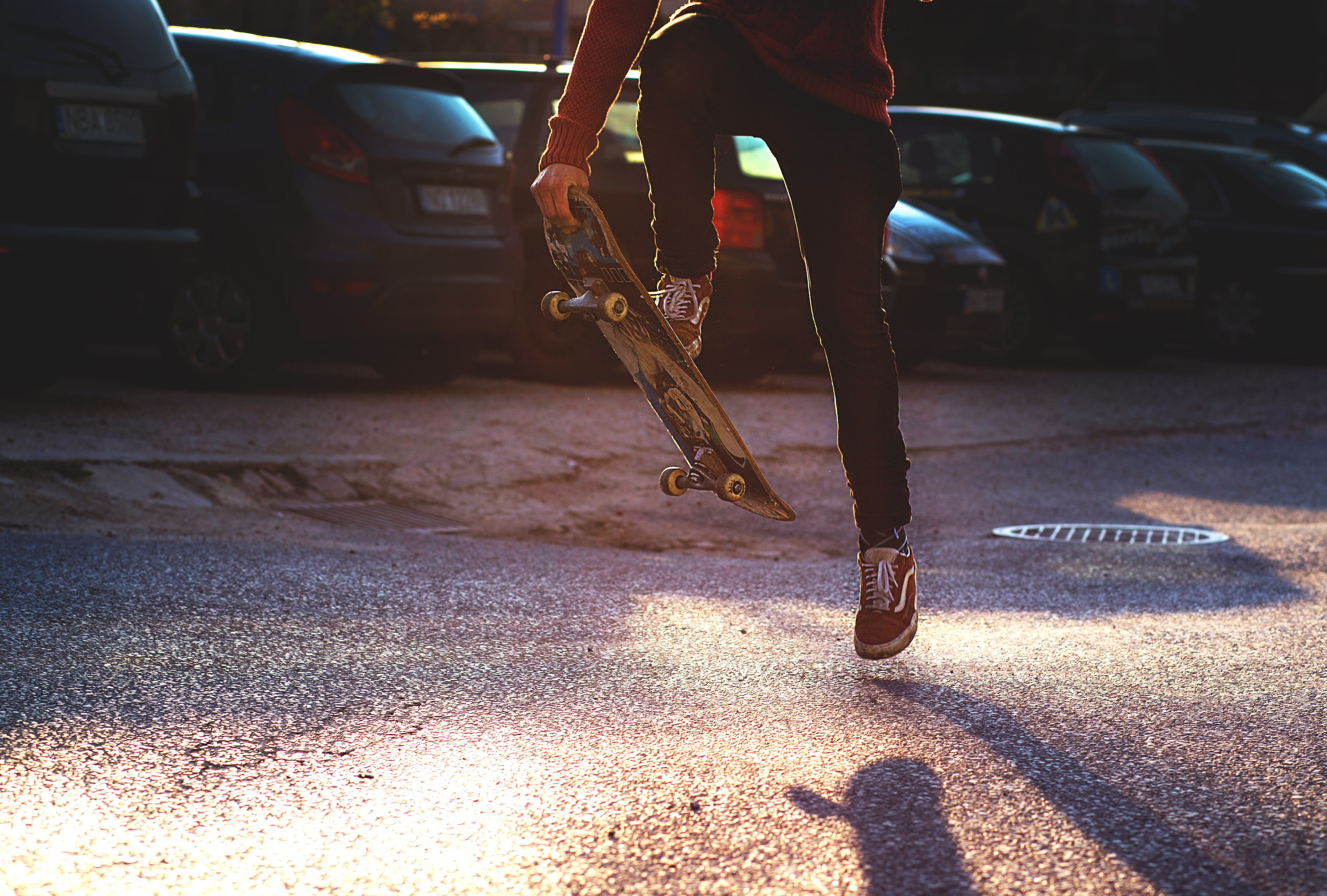 outdoors, street, urban, 4K, skateboard, skateboarding, HD Wallpaper