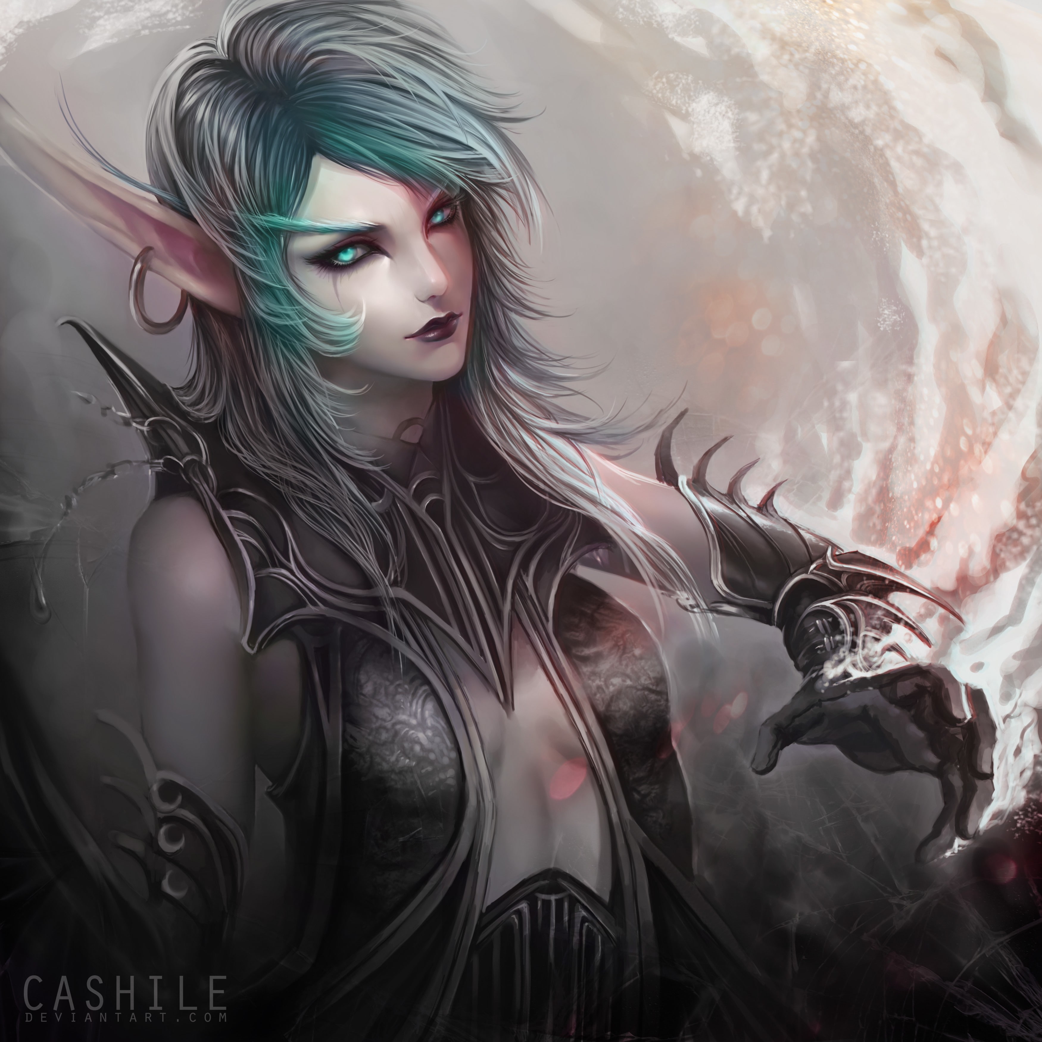 2K, Night Elves, anime girls, Phone HD Wallpaper