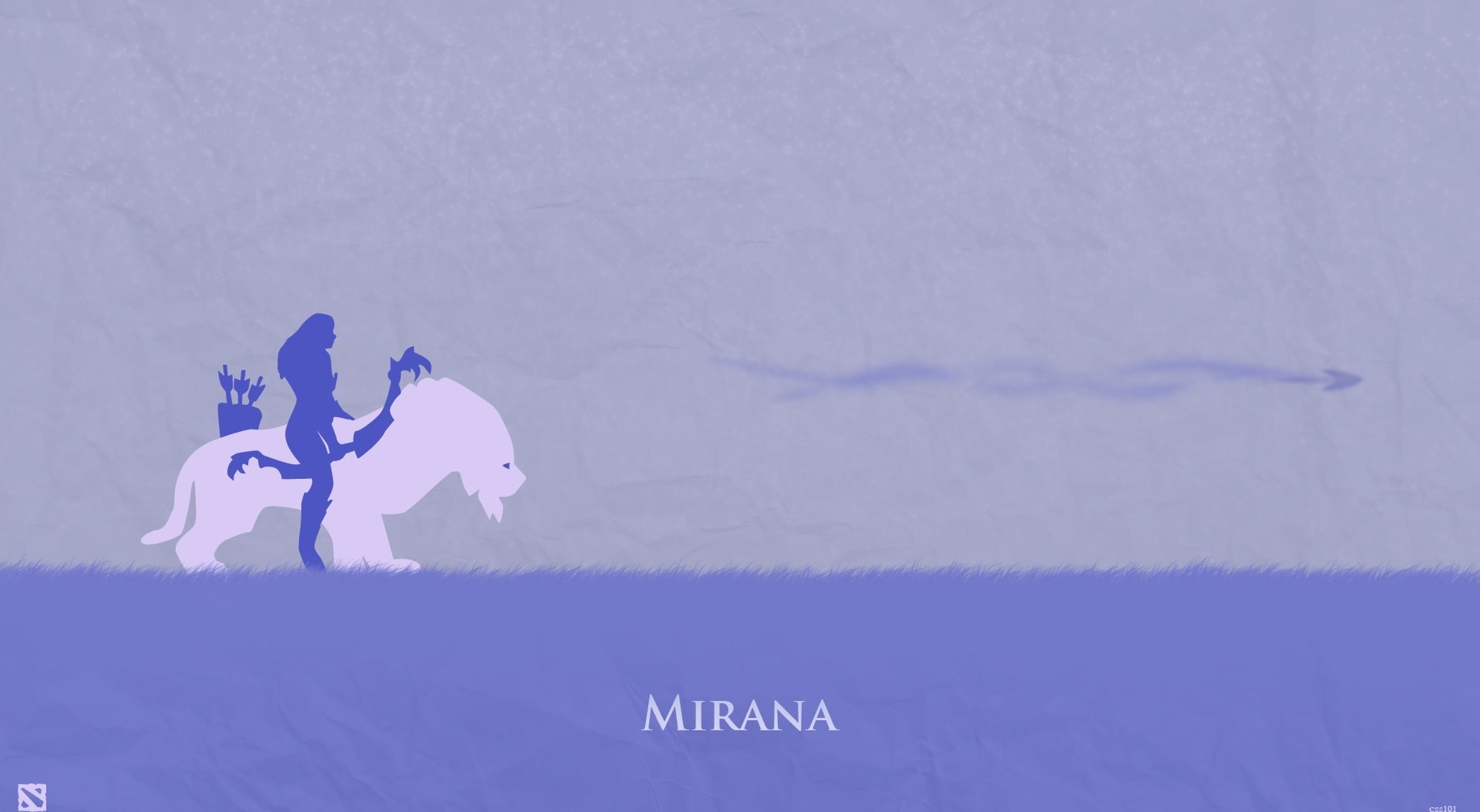digital, western script, men, mammal, sport, day, 1080P, land, nature, real people, people, field, cold temperature, snow, DotA, winter, mirana, HD Wallpaper