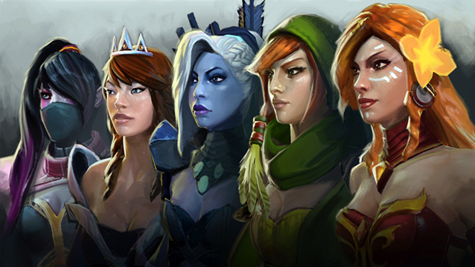 games, windrunner, girls, dota, 1080P, mirana, fantasy, lyralei, HD Wallpaper