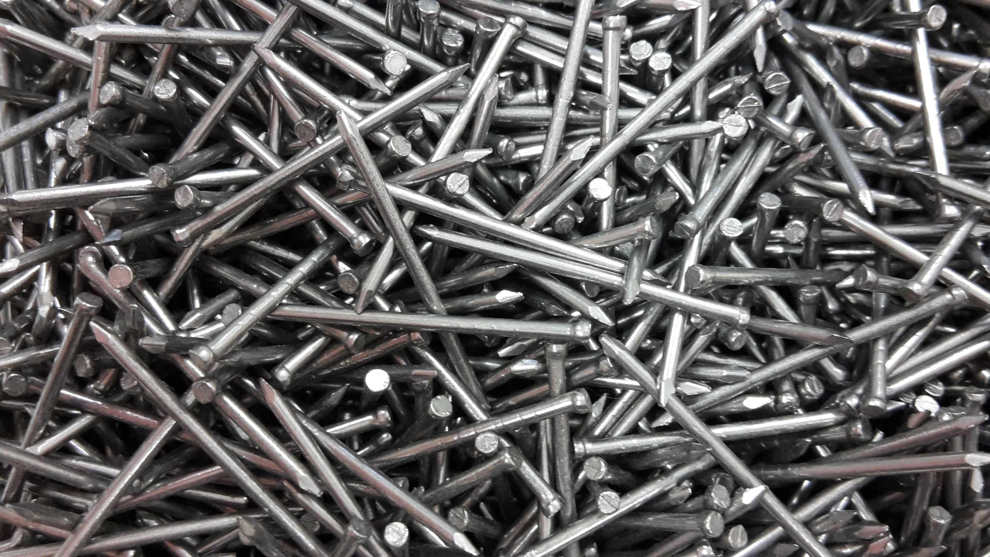 still life, pile, silver colored, craft, craftsman accessories, grey, quantitative, no people, close-up, full frame, pattern, mess, steel, hardware store, HD Wallpaper