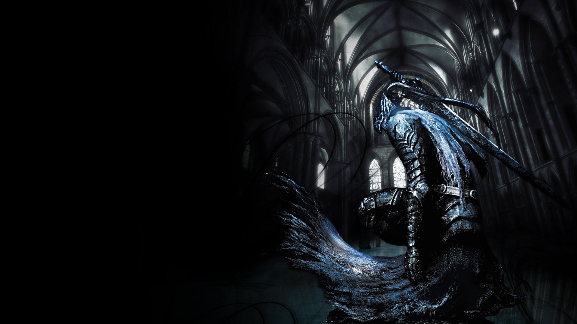1080P, Dark, Dark Souls, Gothic, Artorias (Dark Souls), Knight, HD Wallpaper