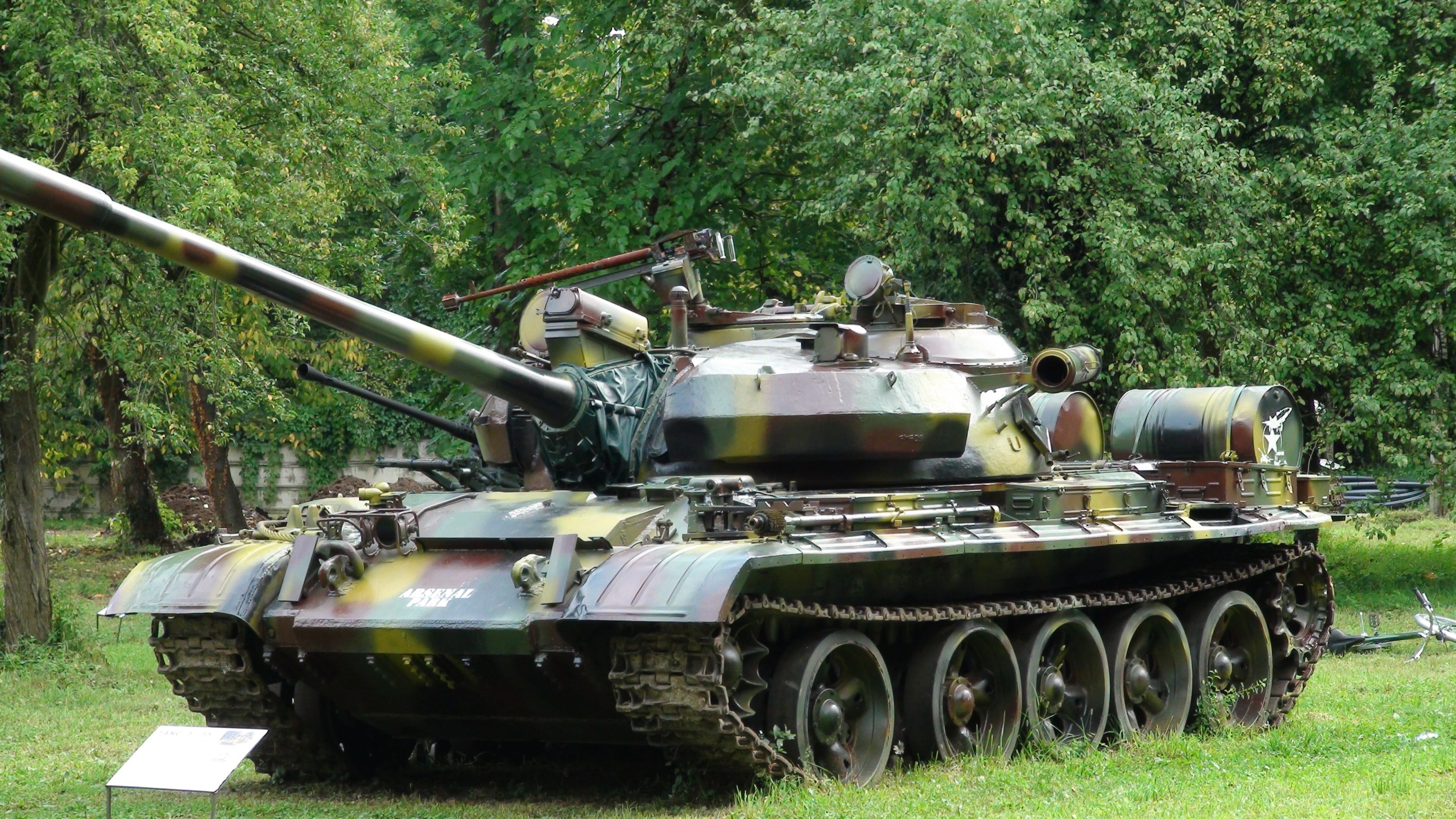 heavy, power, T-55 M, mode of transportation, world War II, green Color, fighting, woodland, weapon, aggression, tractor, armored Vehicle, field, nature, HD Wallpaper