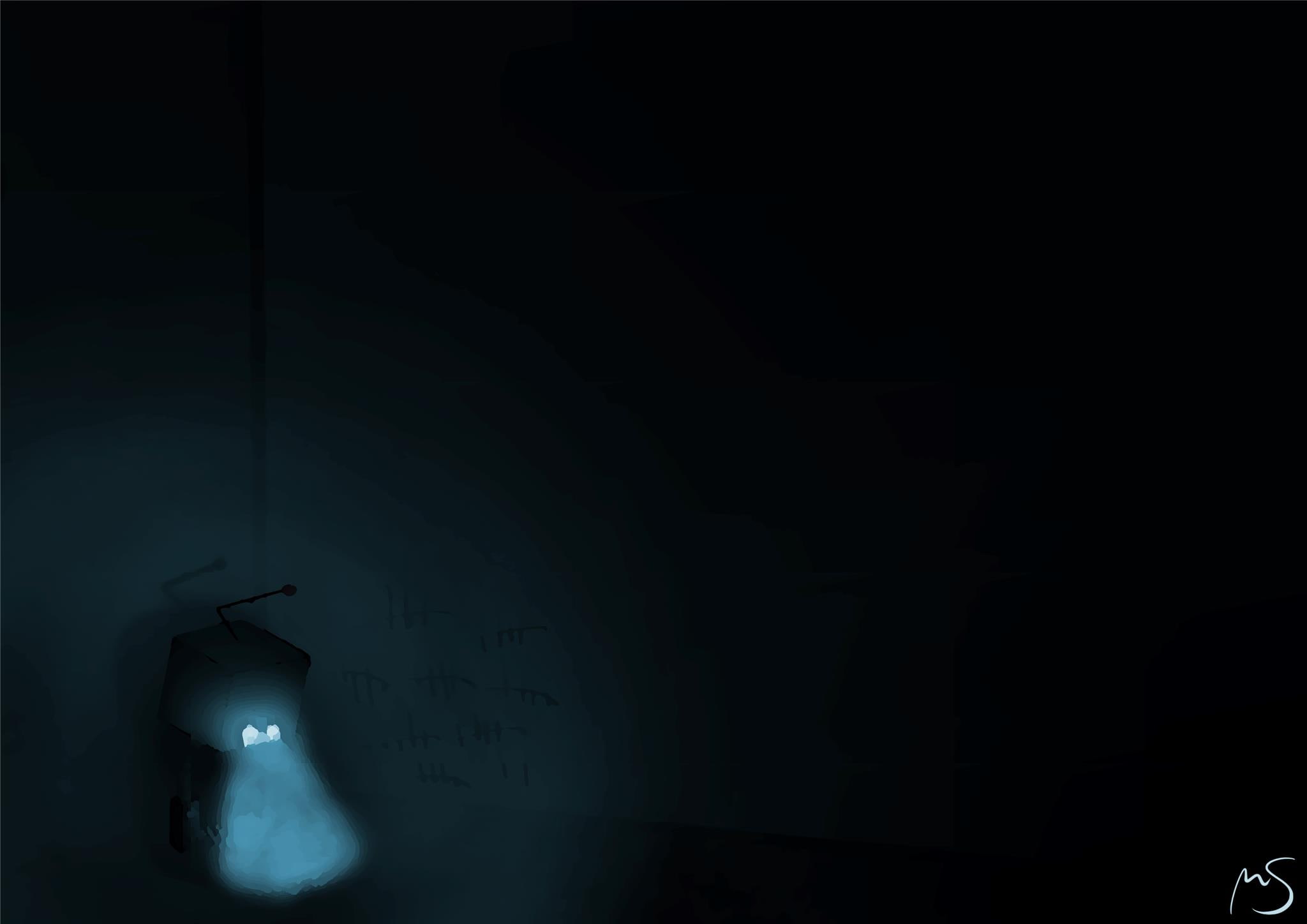nature, sadness, wall - building feature, still life, darkroom, illuminated, silhouette, 1080P, indoors, blue, evil, The Darkness 2, night, lighting equipment, HD Wallpaper