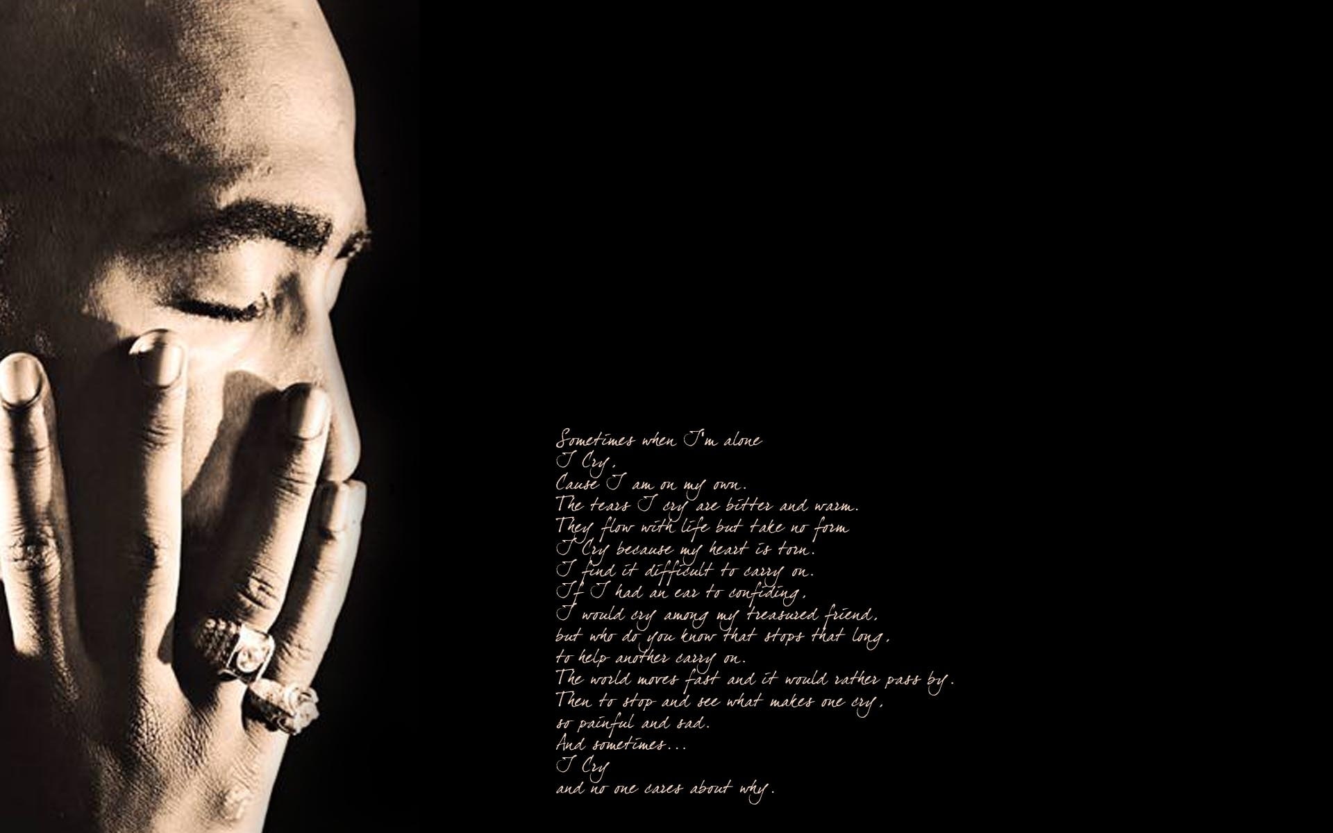 text, 1080P, quotes, gangsta, tupac, rap, HD Wallpaper