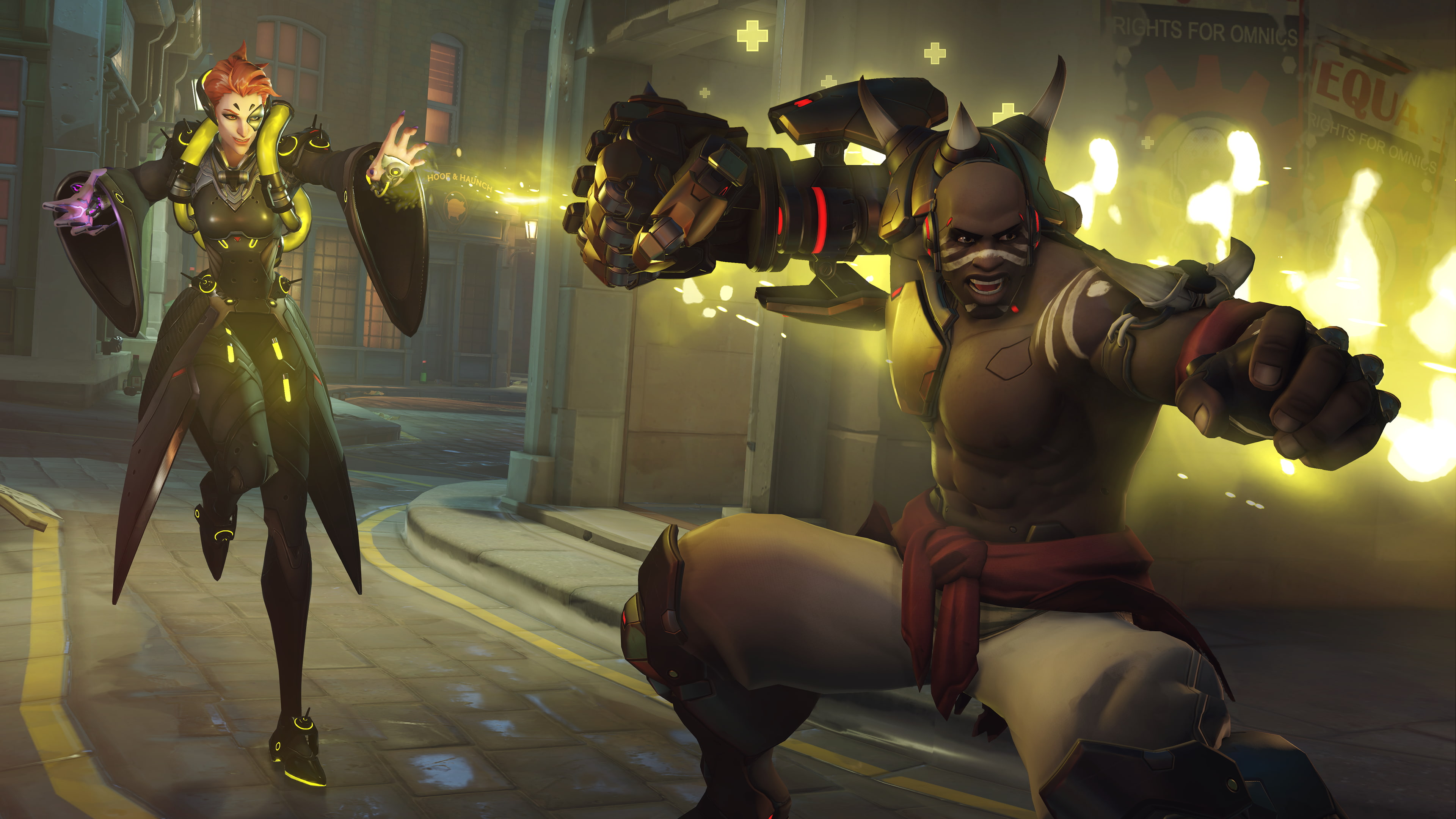 Doomfist (Overwatch), Video Game, Overwatch, 4K, Moira (Overwatch), HD Wallpaper