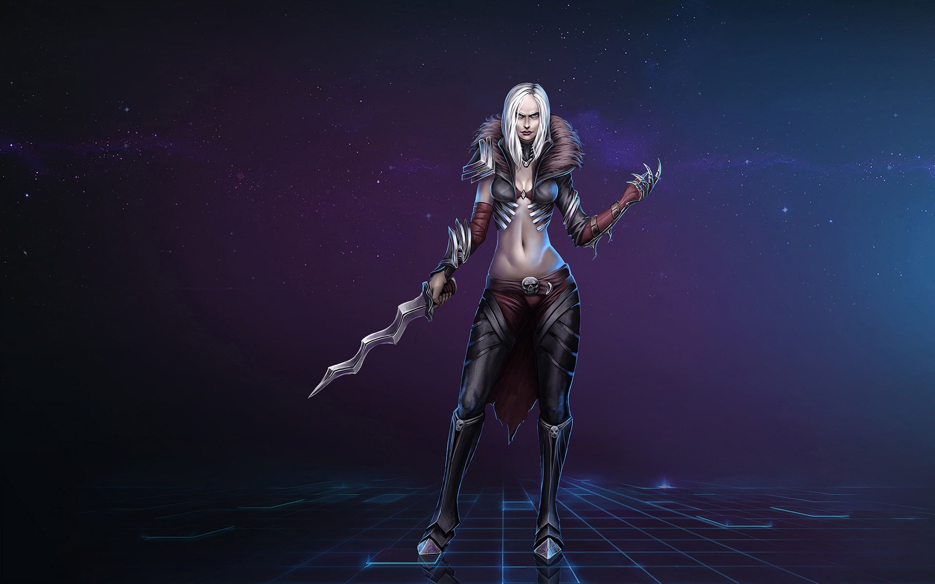 Girl, Characters, Necromancer, 1080P, Blizzard, Kazbek Dzasezhev, Diablo III, Fantasy, by Kazbek Dzasezhev, Art, Game Art, Diablo, HD Wallpaper