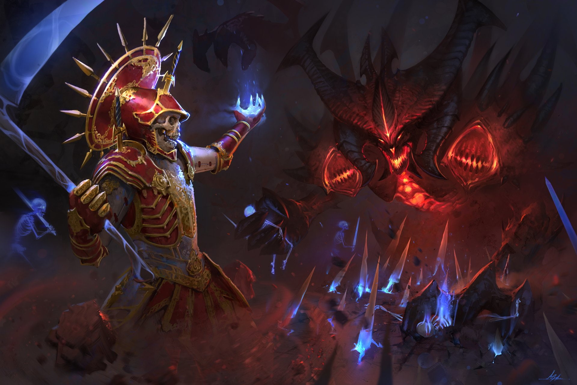 Necromancer (Diablo III), Diablo III, Diablo, 1080P, HD Wallpaper