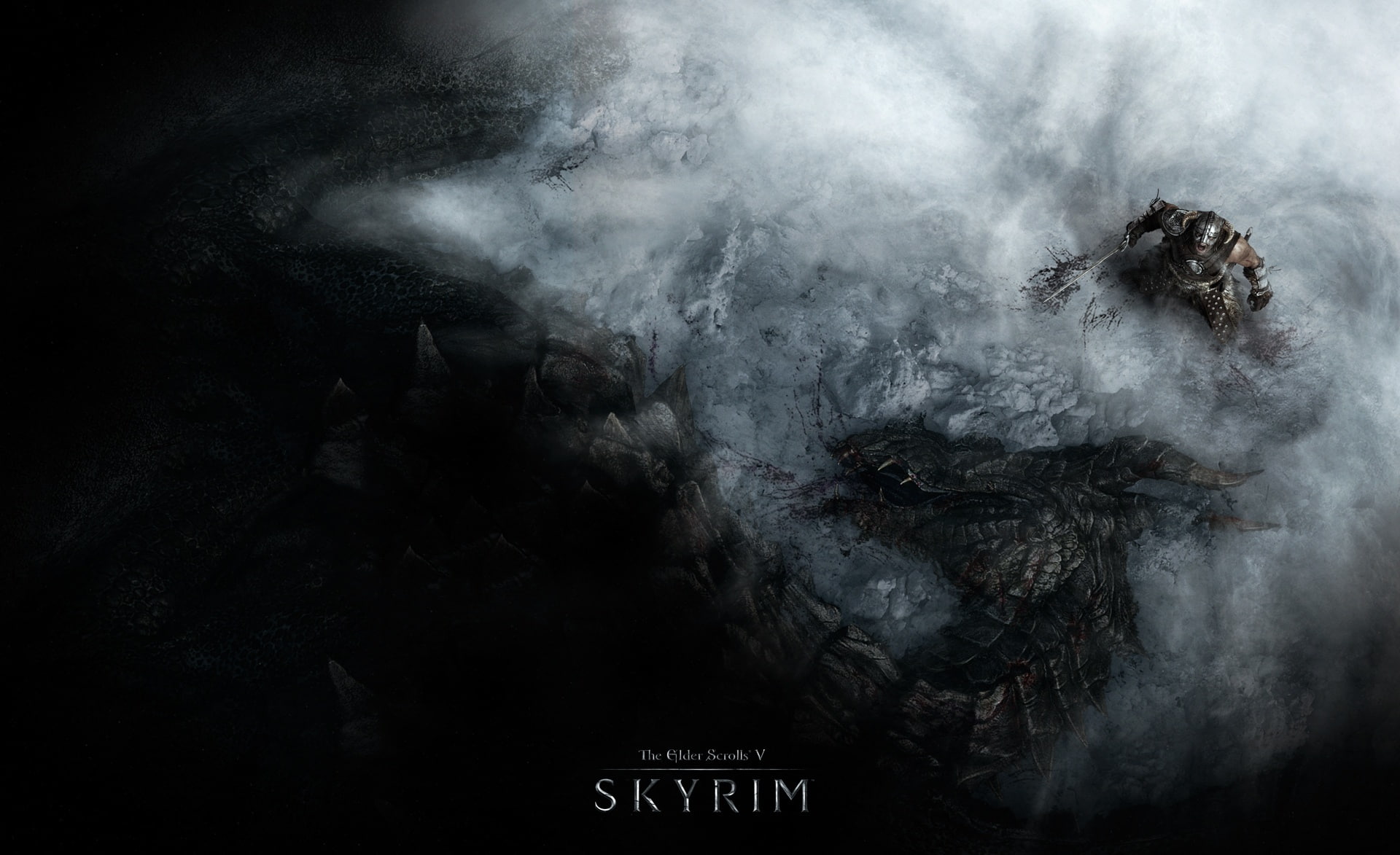 no people, spooky, digital, nature, v, power in nature, fog, cloud - sky, video game, smog, horror, skyrim, emotion, environment, fear, scrolls, Games, HD Wallpaper