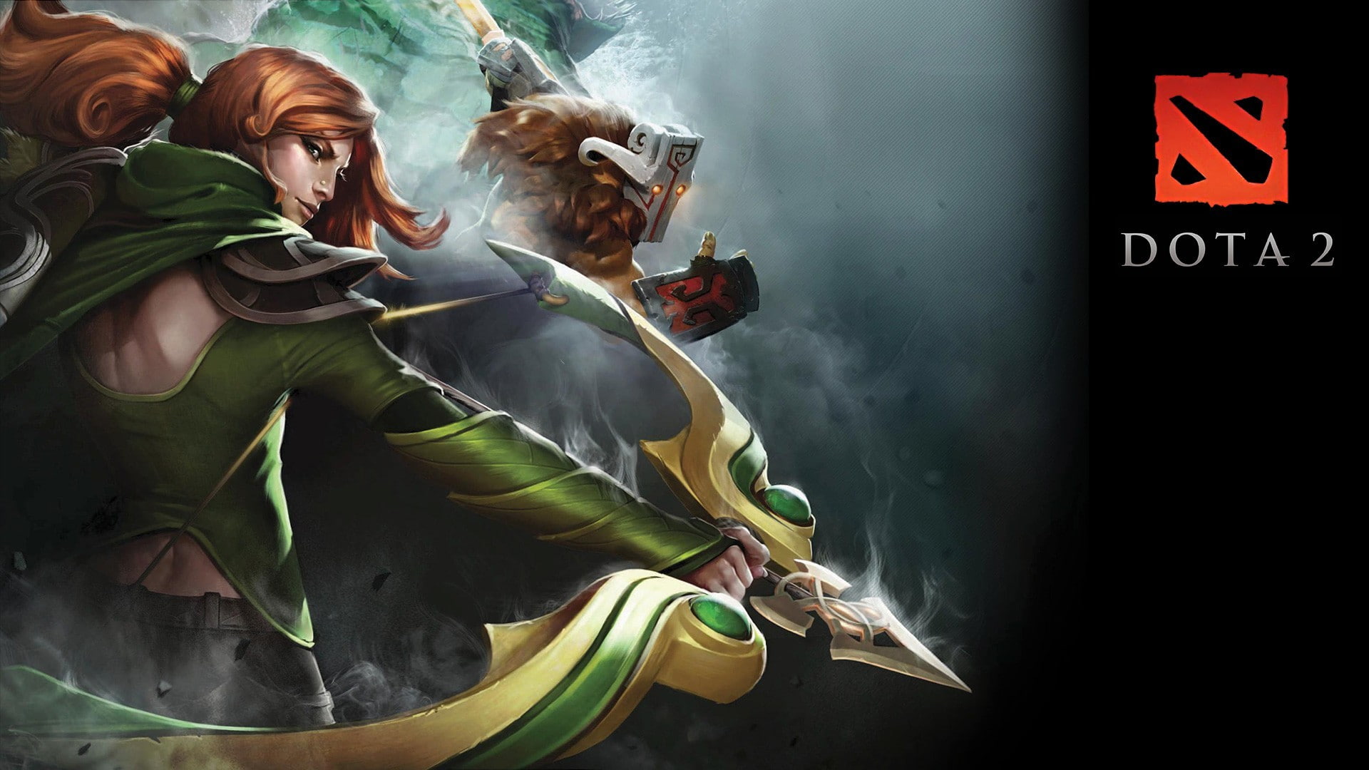 1080P, bow, characters, dota, arrow, video games, games, video, dota 2, windranger, HD Wallpaper