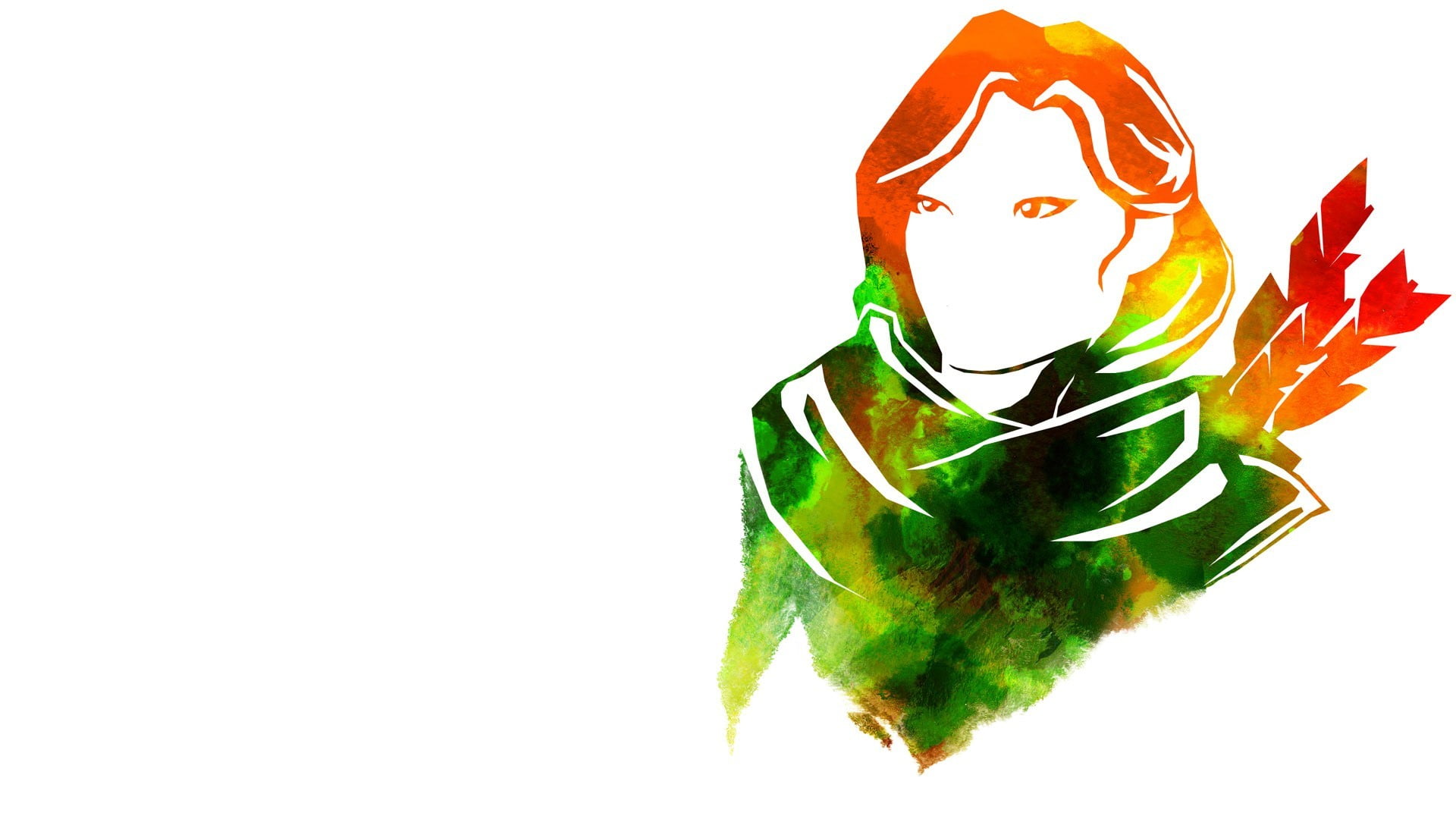 studio shot, leaf, no people, Dota, still life, copy space, paint, Windrunner, 1080P, close-up, cut out, representation, indoors, green color, white background, HD Wallpaper