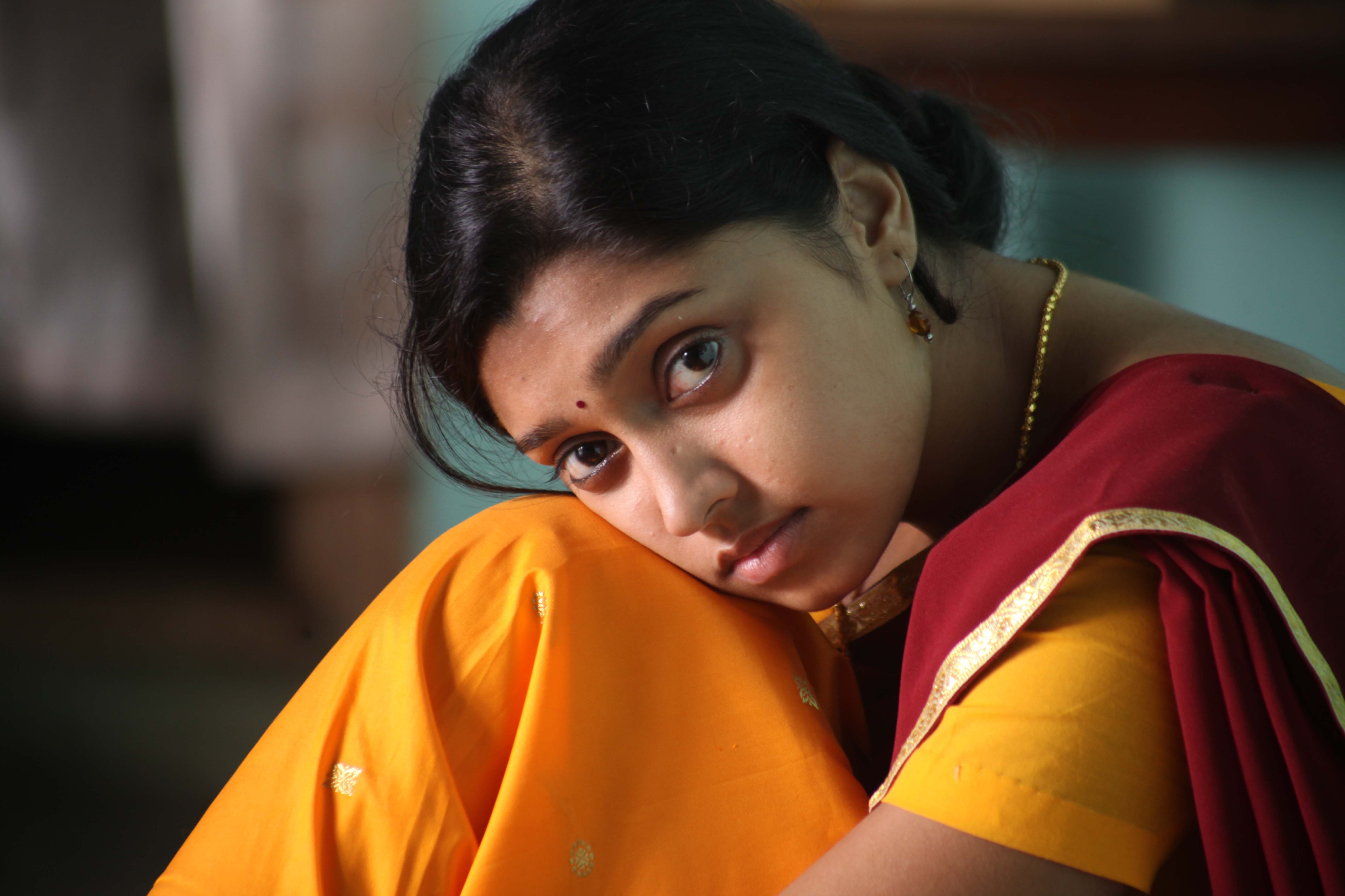 5K, saree, indian, HD Wallpaper
