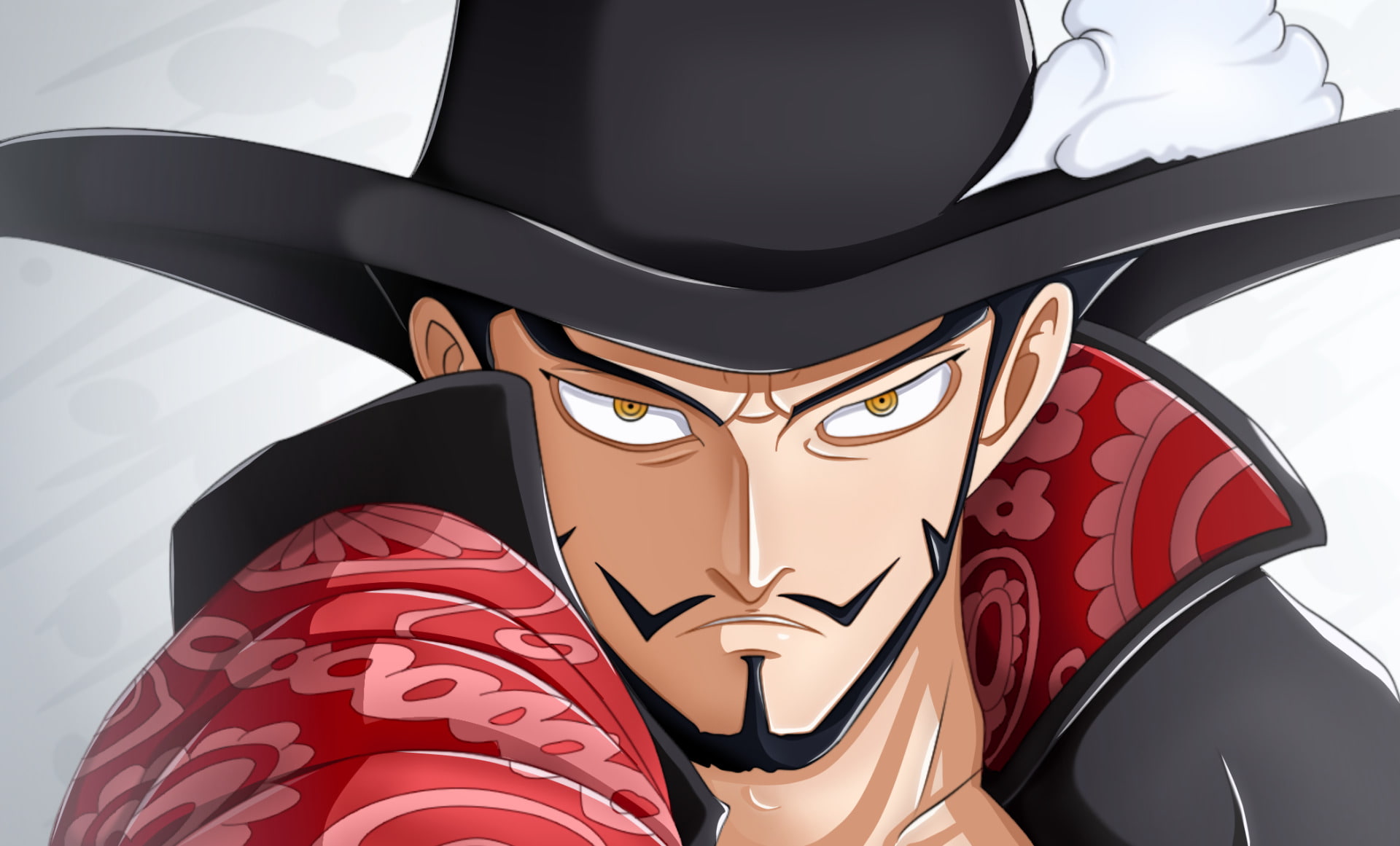 human body part, Anime, mode of transportation, car interior, clothing, close-up, One Piece, land vehicle, motor vehicle, Dracule Mihawk, people, disguise, HD Wallpaper