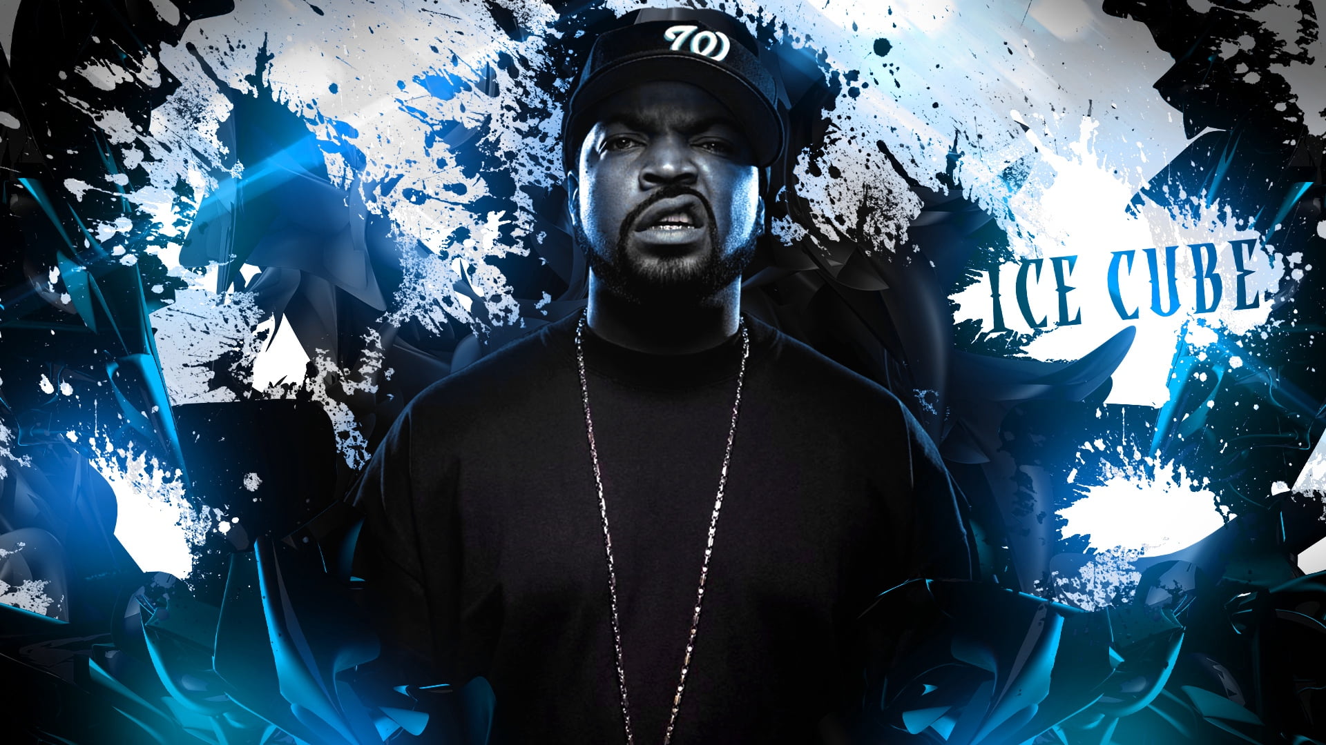 ice, men, music, standing, cube, young men, one person, illuminated, ice cube, nightlife, clothing, technology, adult, 1080P, poster, backgrounds, young adult, HD Wallpaper