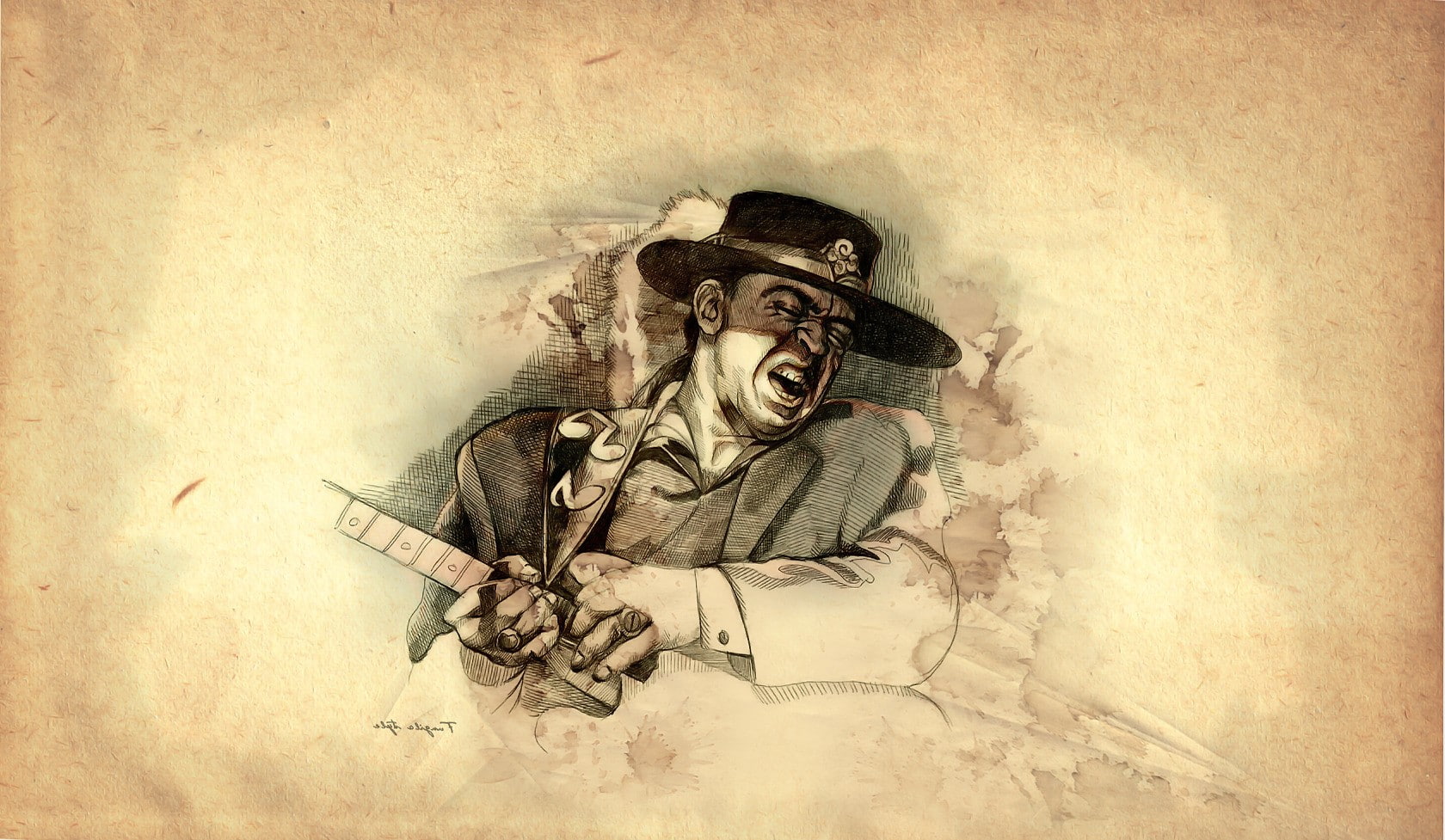 music ray guitars stevie ray vaughan, 720P, HD Wallpaper