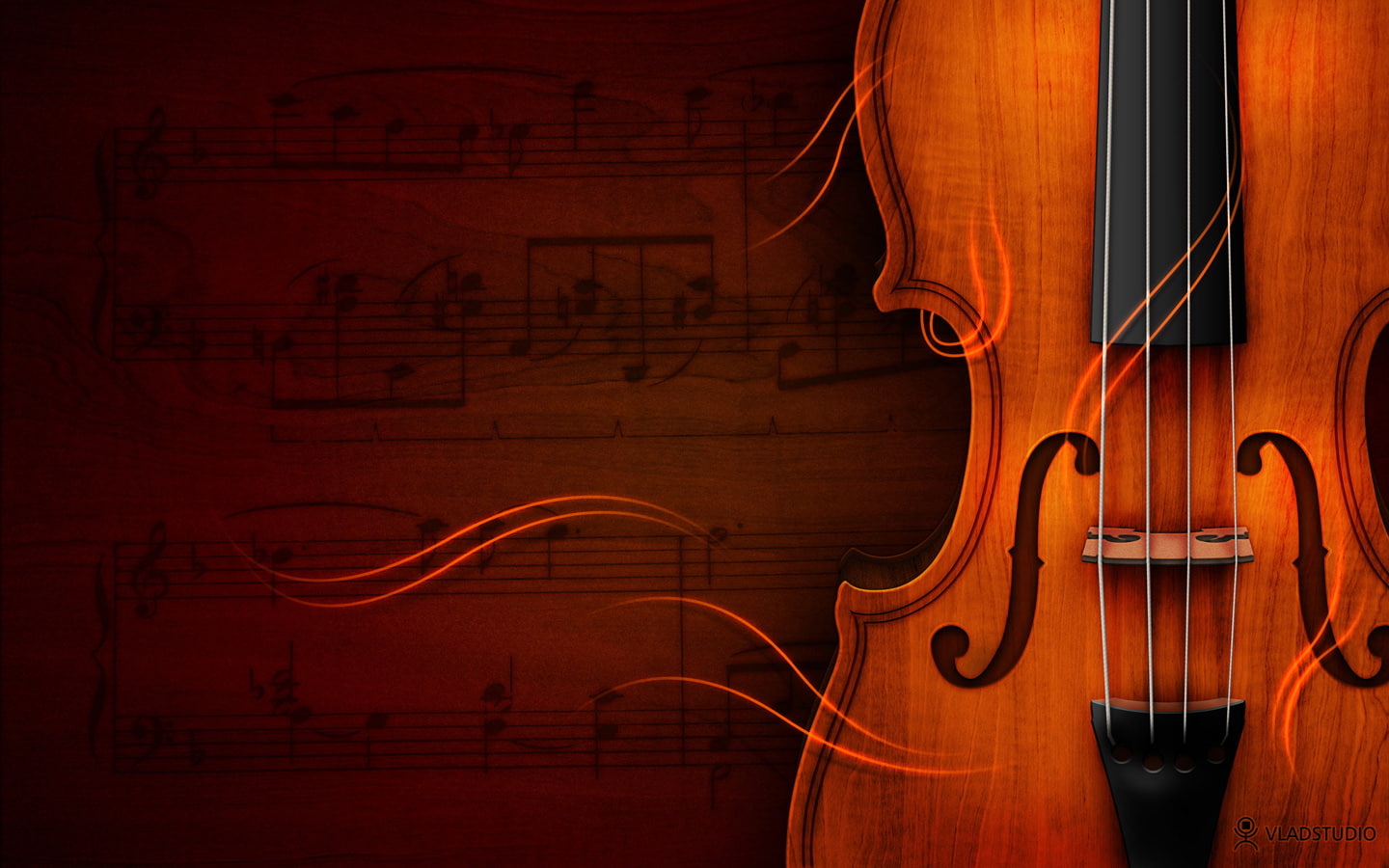 music, violin, notes, hd, 720P, HD Wallpaper