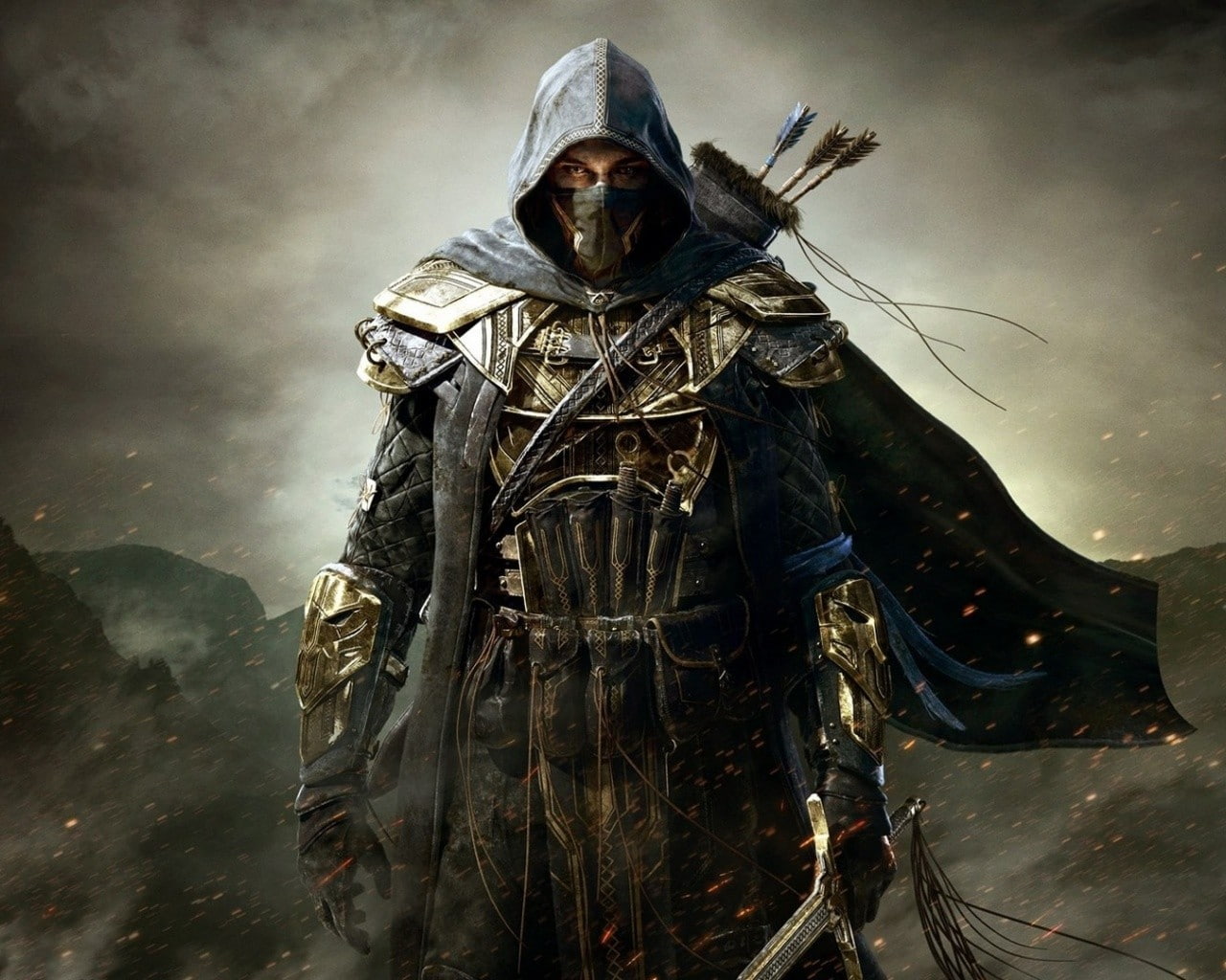 history, sky, representation, male likeness, nature, 720P, The Elder Scrolls Online, weapon, video games, government, uniform, sculpture, spirituality, HD Wallpaper