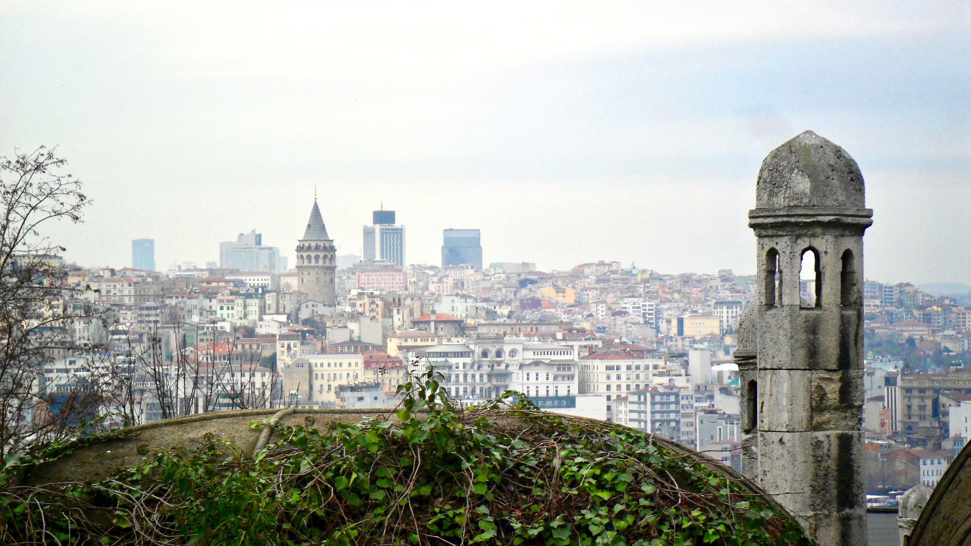 skyscraper, office building exterior, taksim, history, building exterior, the past, built structure, tower, travel destinations, beyoglu, nature, tree, HD Wallpaper