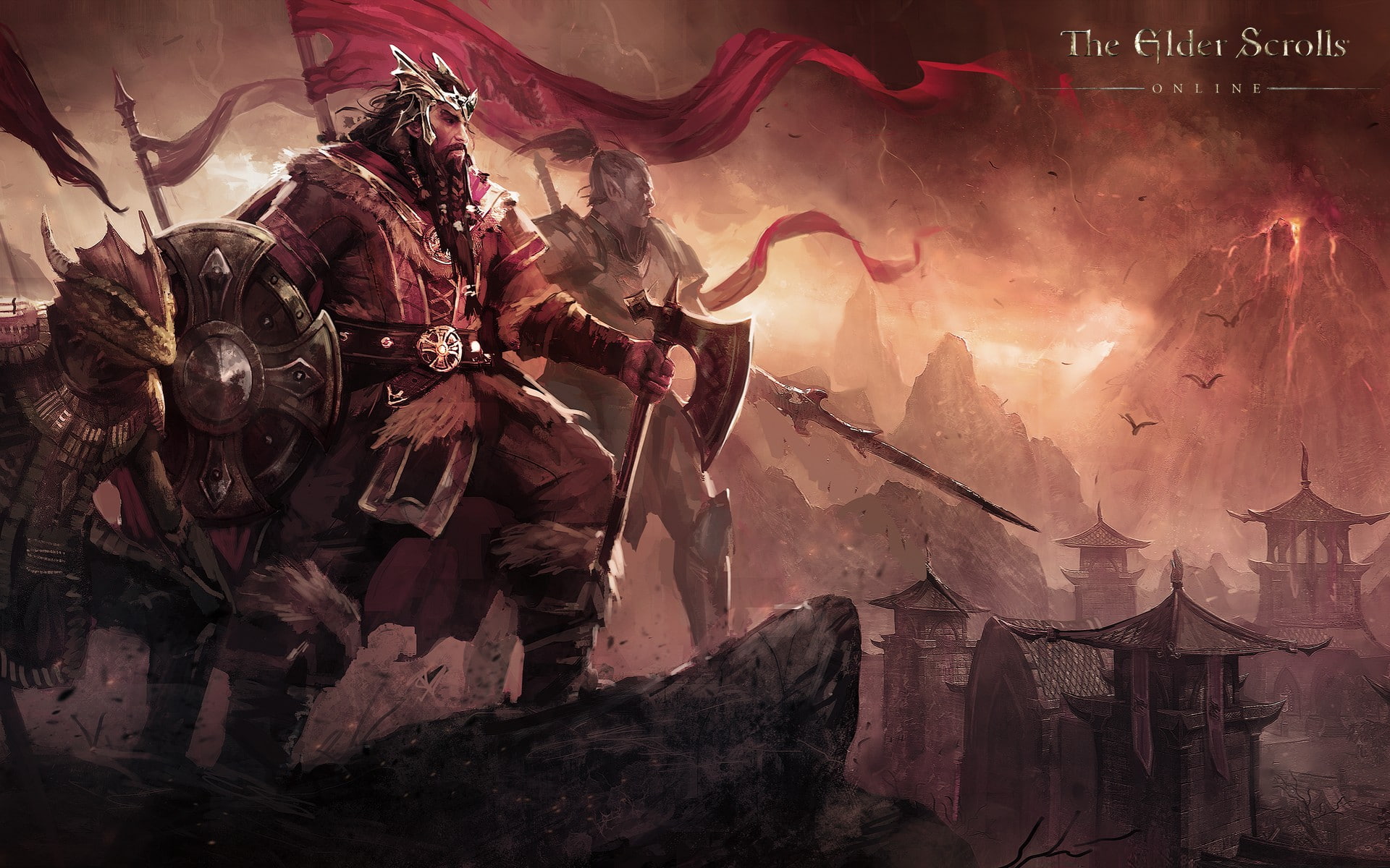 1080P, video games, the elder scrolls online, games, online, scrolls, elder, video, HD Wallpaper
