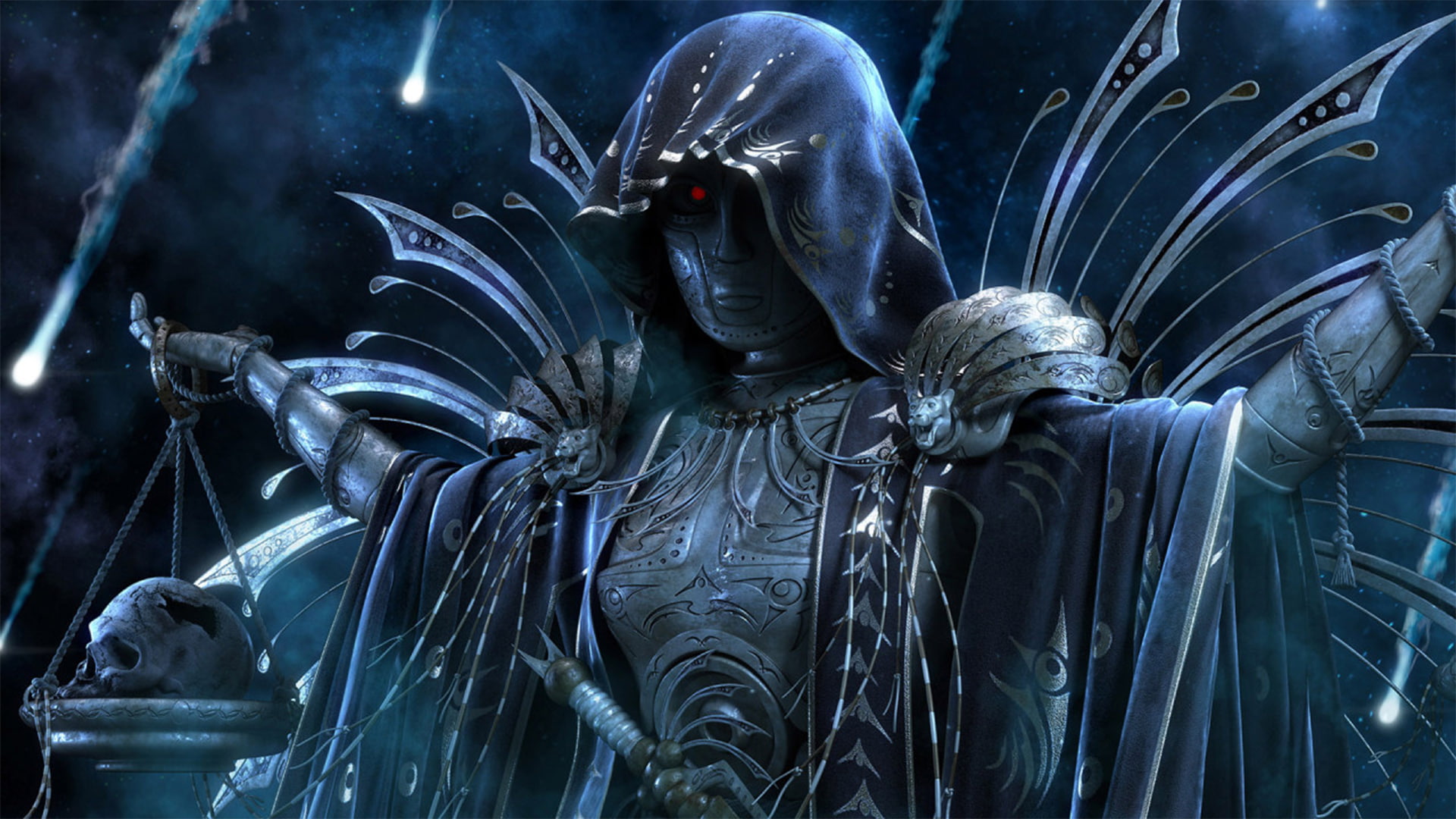 hoods, no people, art and craft, aggression, armor, spirituality, meteors, sculpture, history, religion, statue, metal, close-up, architecture, Nocturne, HD Wallpaper