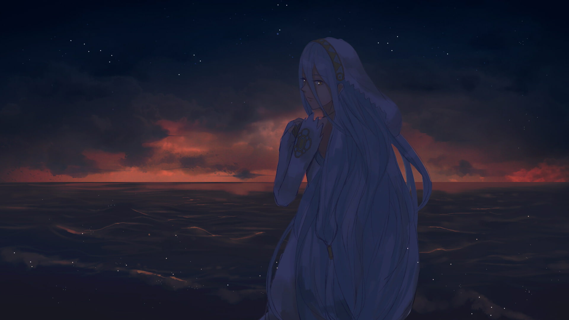 Video Game, 1080P, Fire Emblem, Azura (Fire Emblem), Fire Emblem Fates, HD Wallpaper