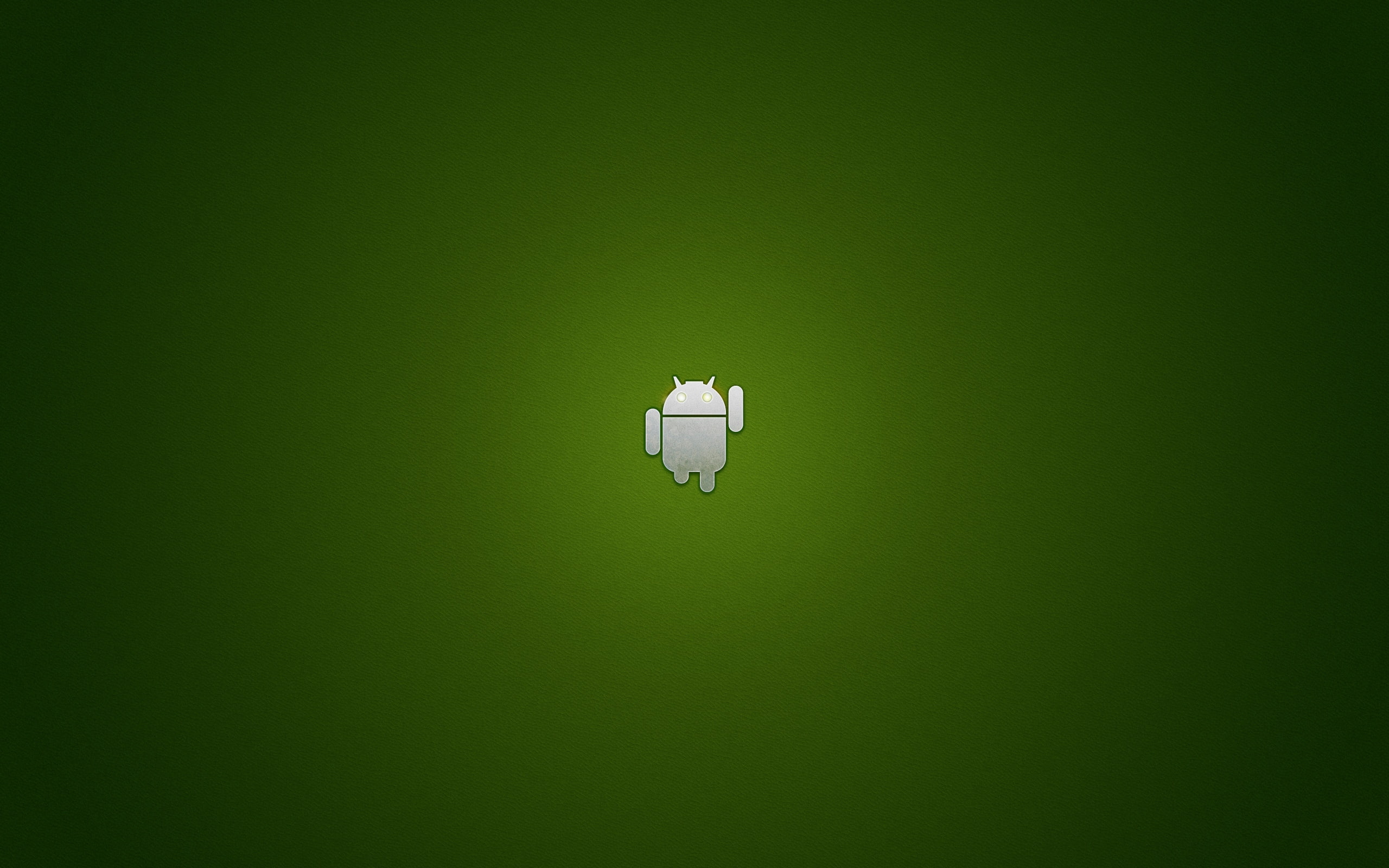 android, green, gray, robot, 2K, os, HD Wallpaper