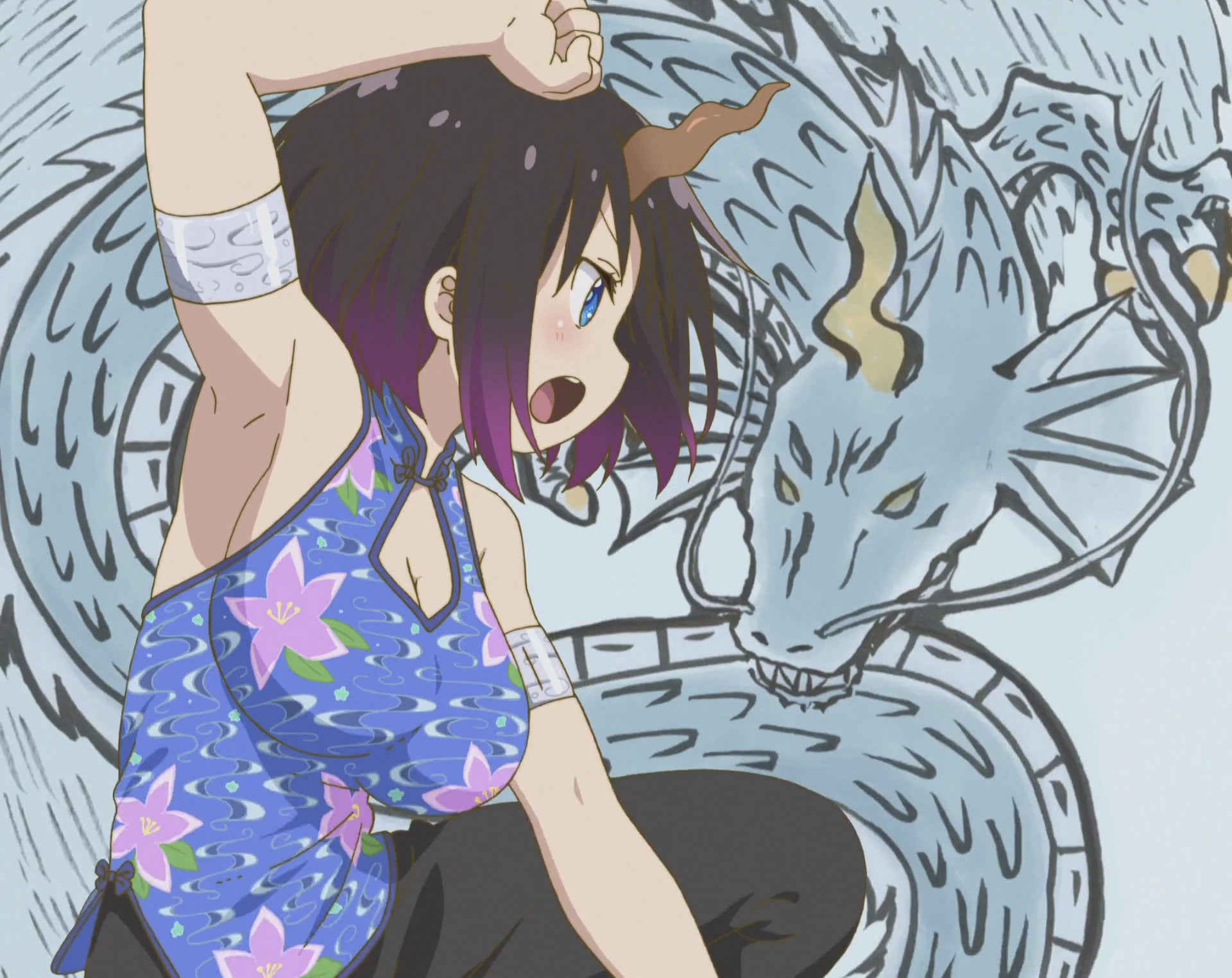 Anime, Elma (Miss Kobayashis Dragon Maid), Miss Kobayashis Dragon Maid, 1080P, HD Wallpaper