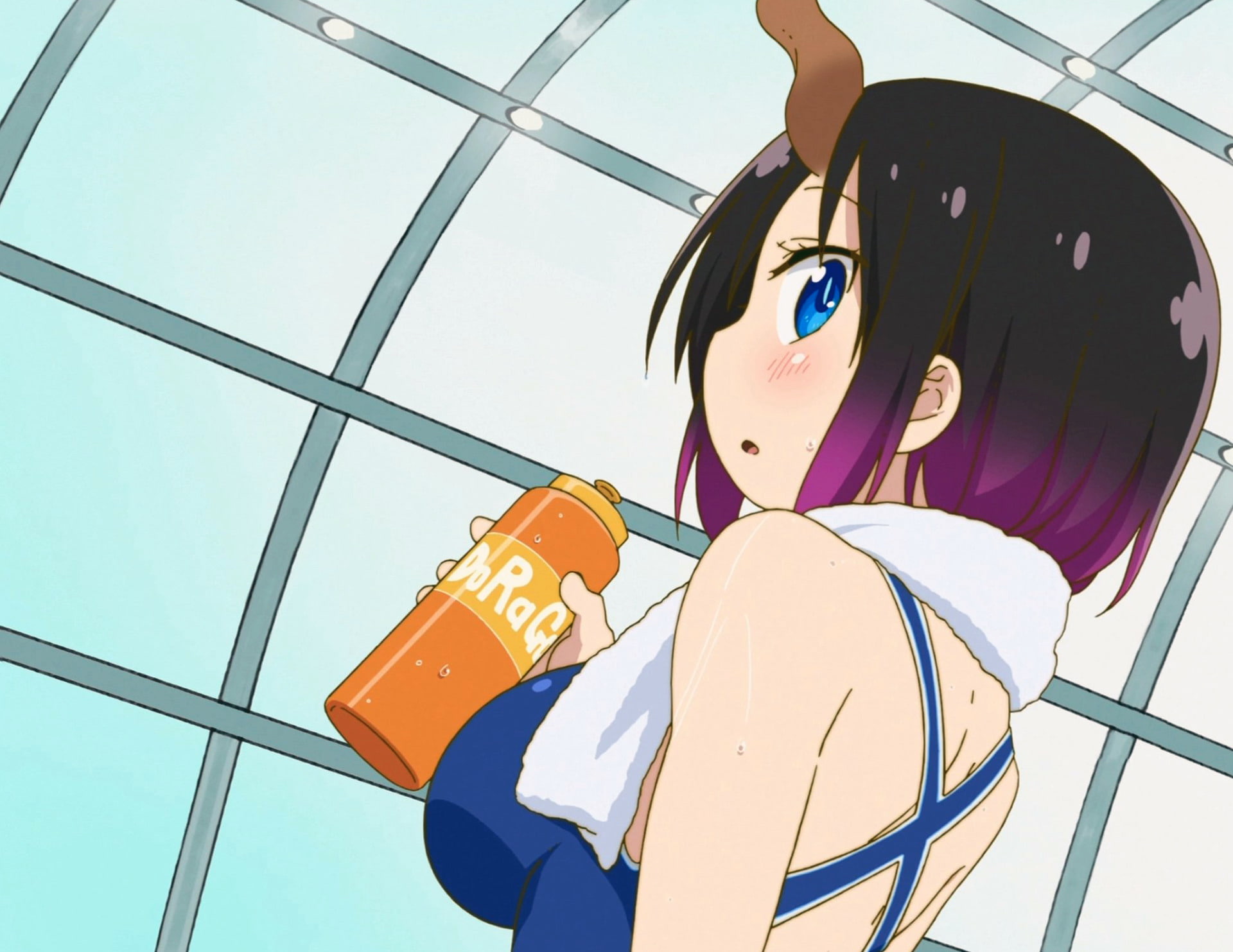 Elma (Miss Kobayashis Dragon Maid), Anime, Miss Kobayashis Dragon Maid, 1080P, HD Wallpaper