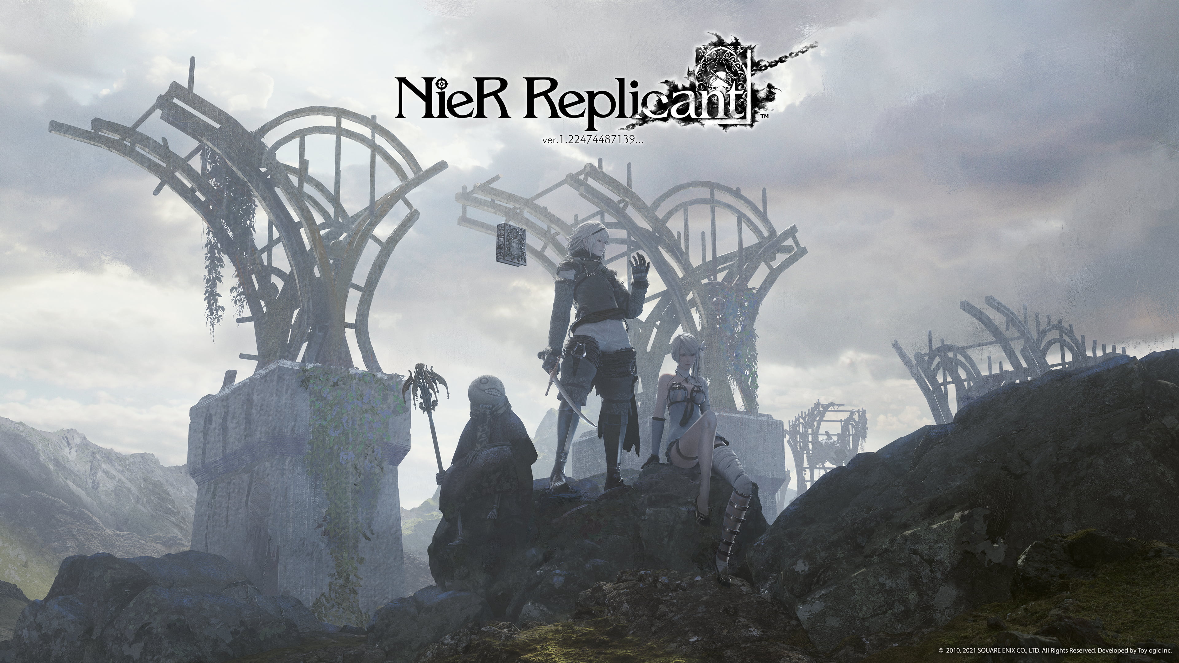 NieR, 4K, video games, NieR Replicant, HD Wallpaper
