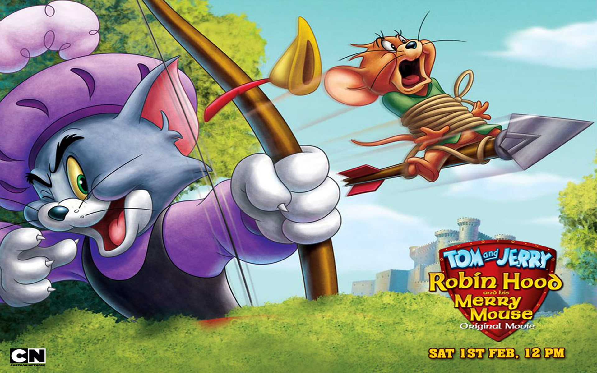 video, jerry, screen, ctom, desktop, bow, game, robin, cartoon, arrow, 1080P, hood, full, HD Wallpaper