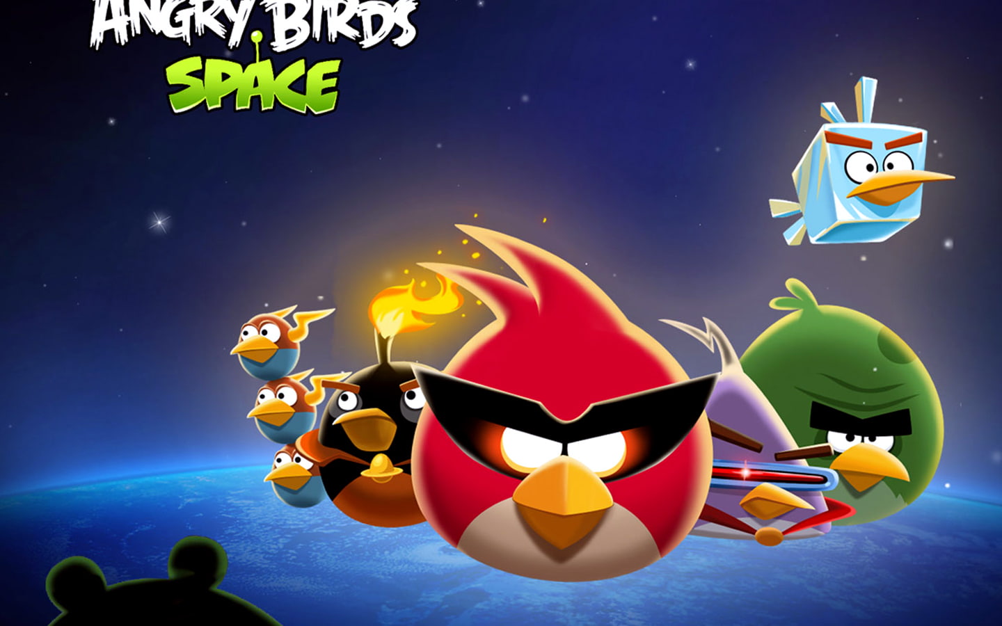 no people, game, birds, 720P, water, mobile game, representation, art and craft, sport, blue background, android, composite image, star - space, multi colored, HD Wallpaper