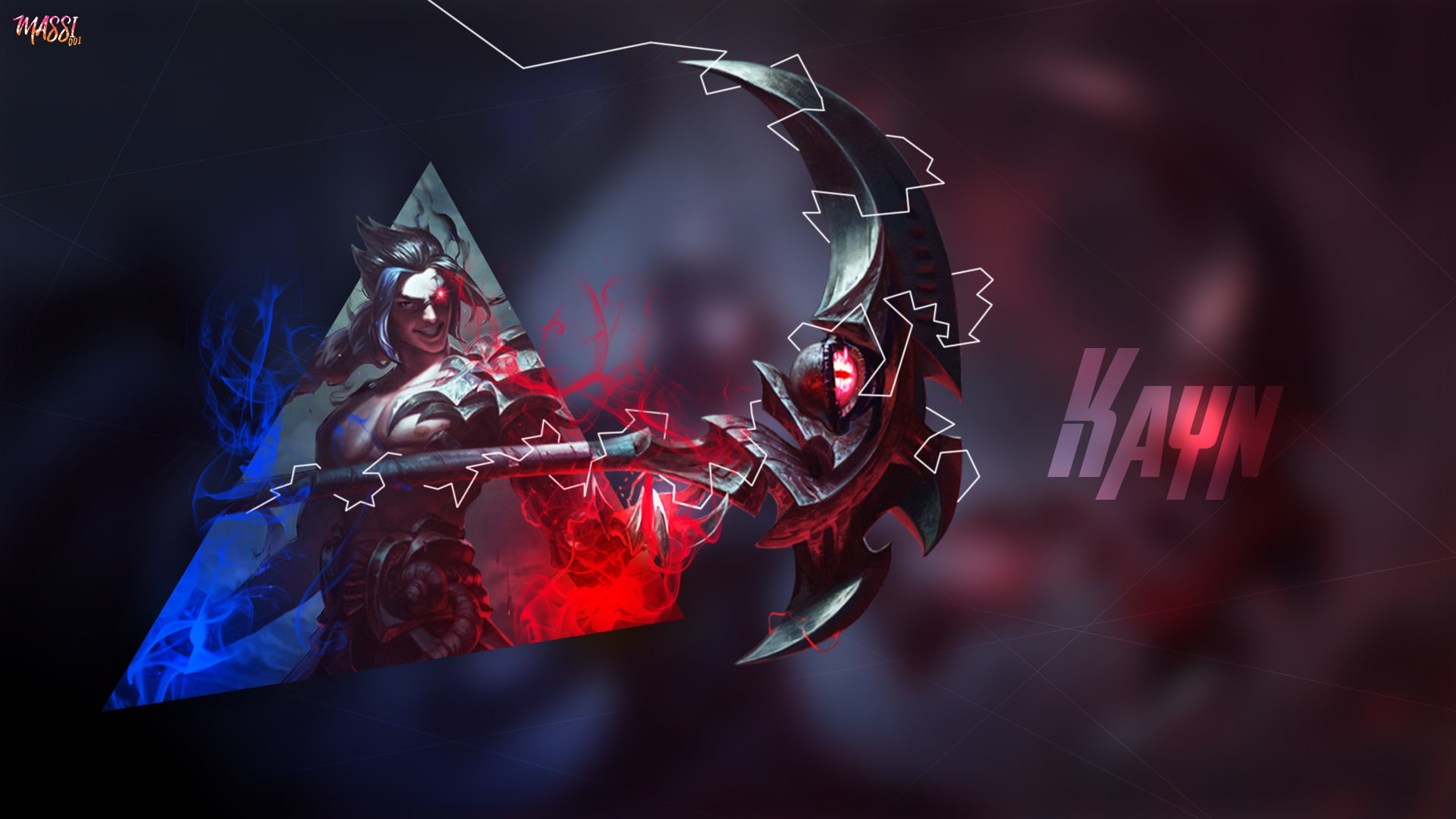 PC gaming, League of Legends, Fantasy Men, Kayn (League of Legends), warrior, 1080P, HD Wallpaper