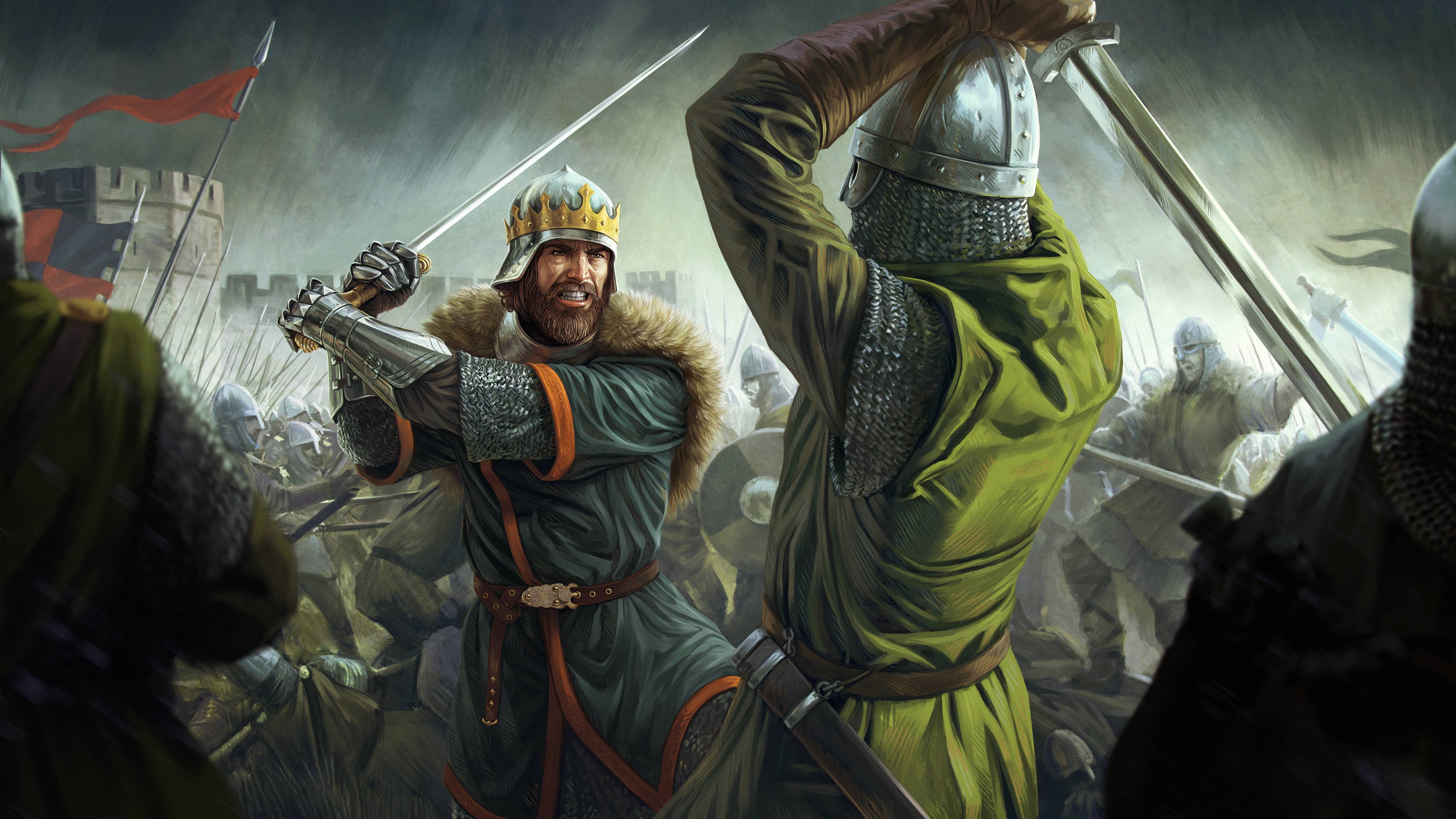 Apple, Android, warriors, fighting, two, Total War Battles: Kingdom, PC, 5K, Best Games 2015, game, HD Wallpaper