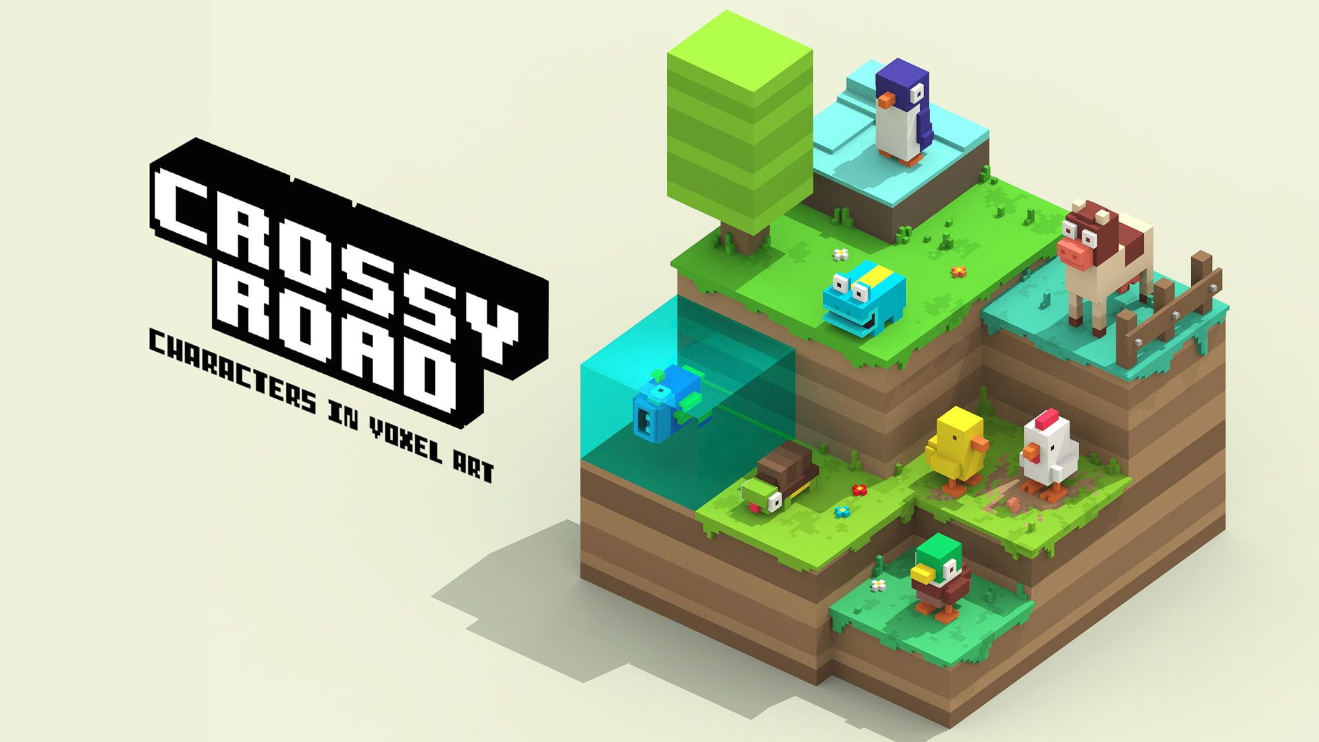 android games, game characters, Crossy Road, 1080P, HD Wallpaper