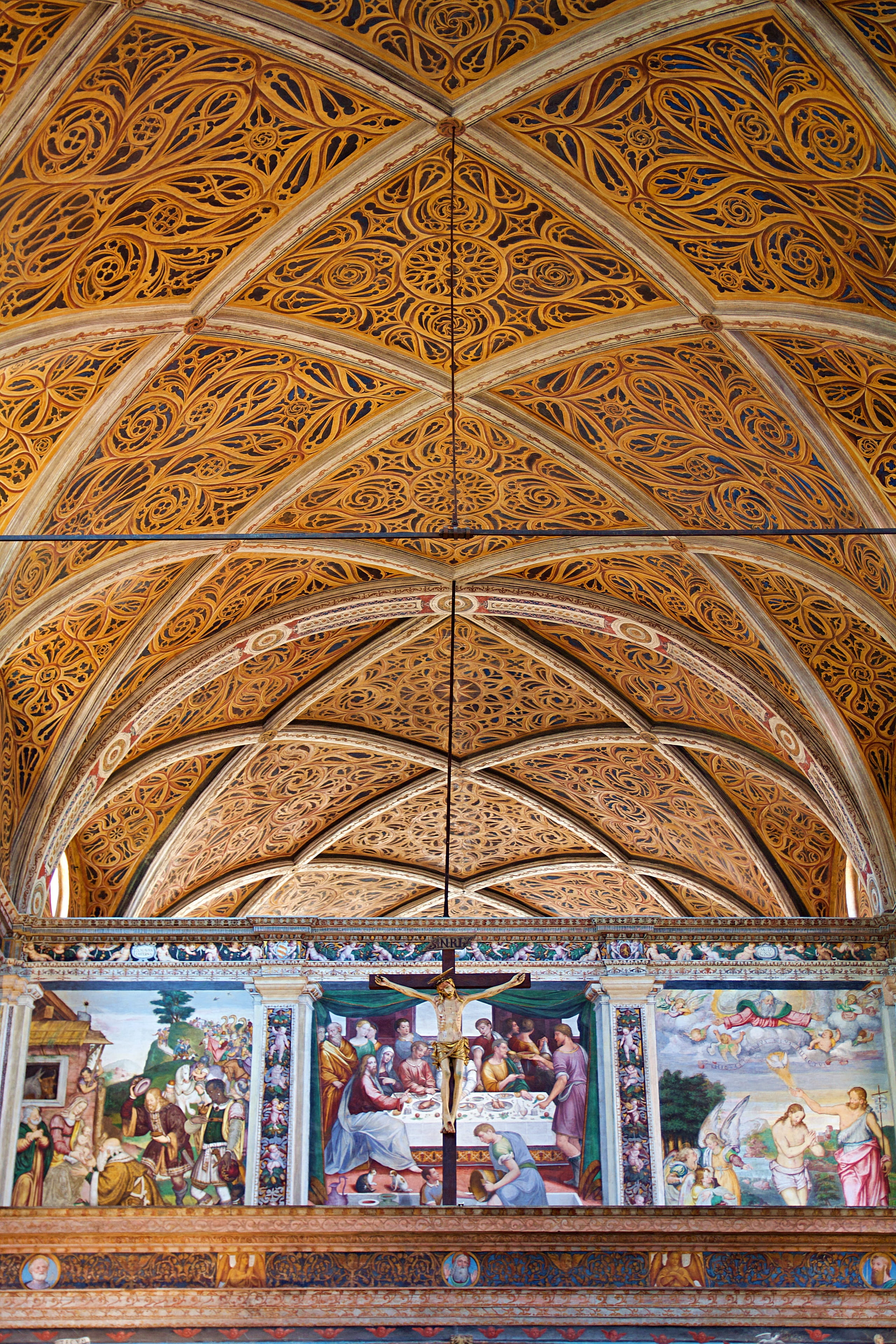 landmark, beautiful, day, religion, no people, art and craft, antiquity, attraction, milano, building, fresco, belief, representation, church, low angle view, Phone HD Wallpaper