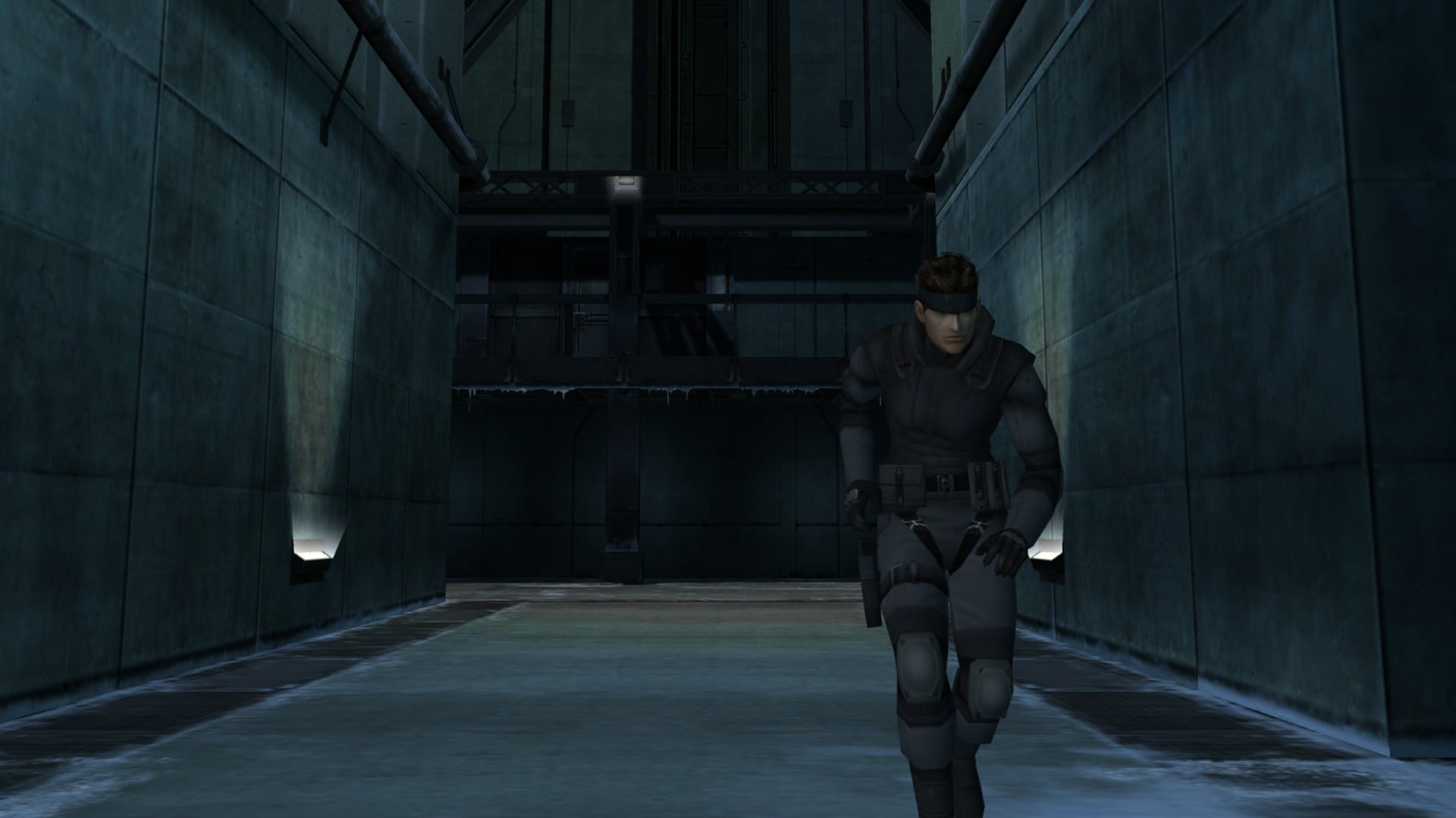 adult, GameCube, business, holding, Metal Gear Solid: The Twin Snakes, indoors, character, full length, contemplation, d, looking, one person, 1080P, warehouse, HD Wallpaper