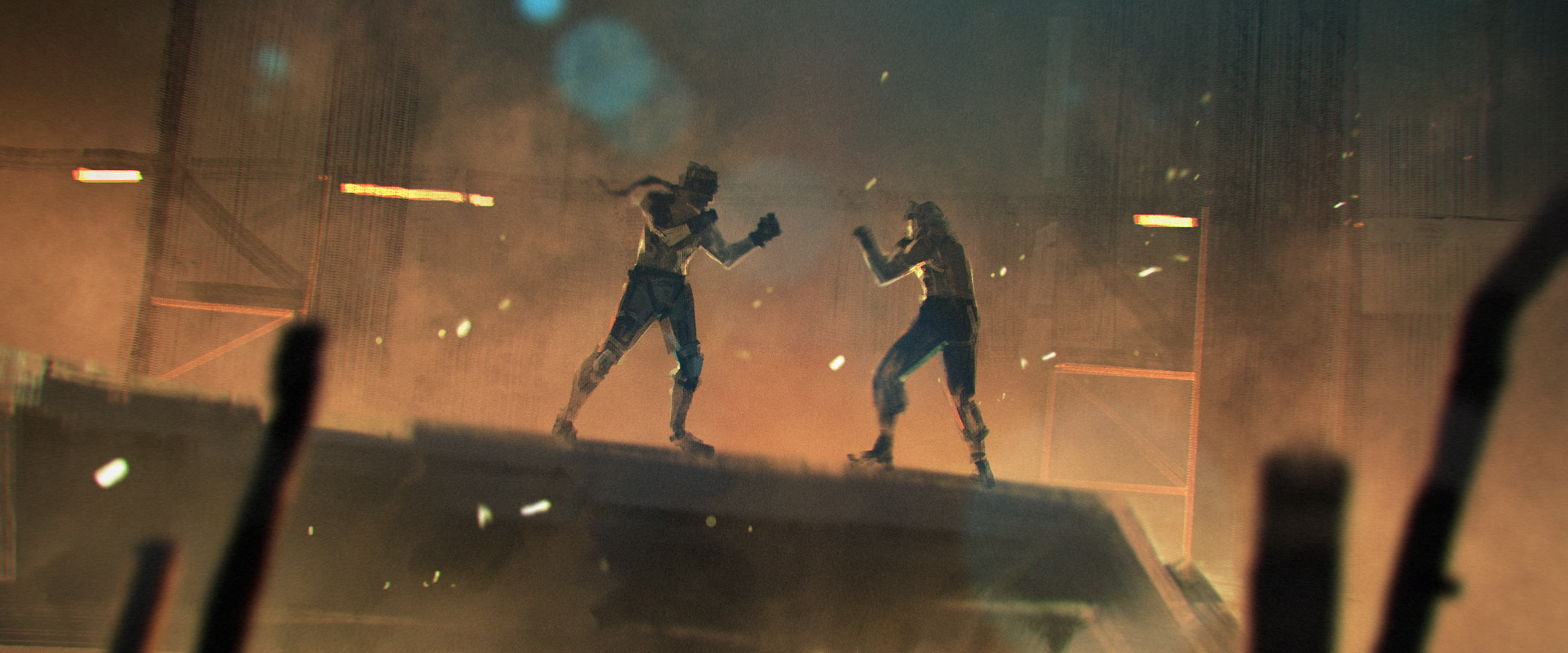 metal gear solid, art, solid snake, 2K, liquid snake, fight, HD Wallpaper